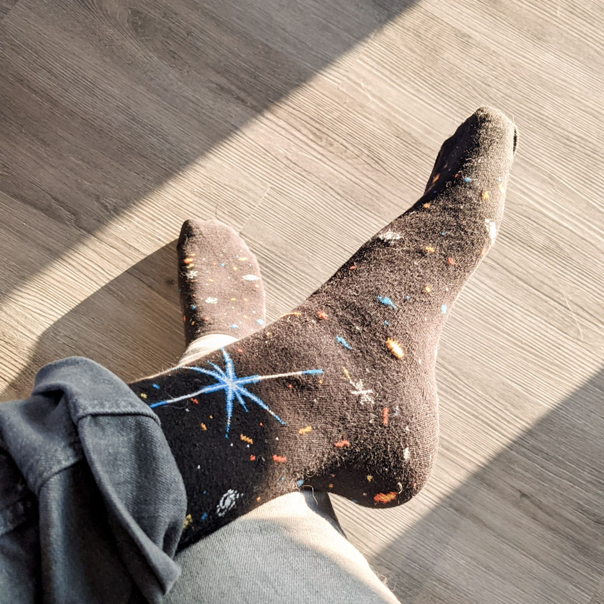 JWST deep field socks by ScienceSocks