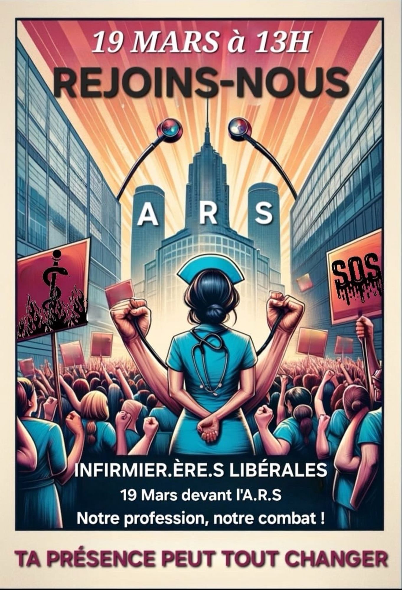 Affiche sitting ars marseille