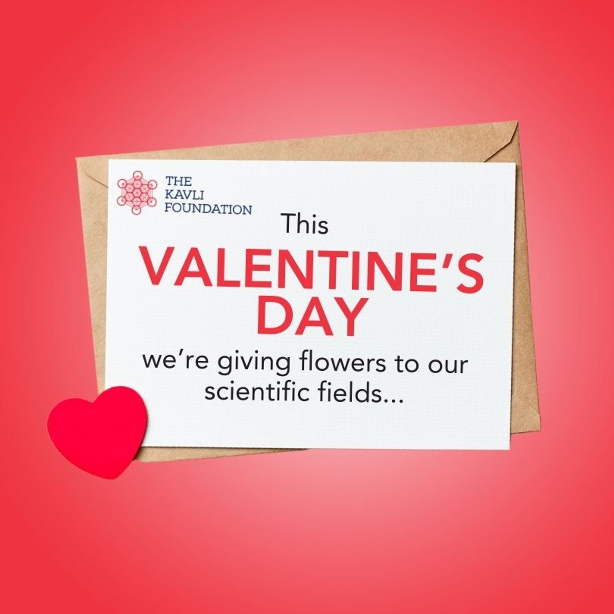 This Valentine's Day, we're giving flowers to our scientific fields...