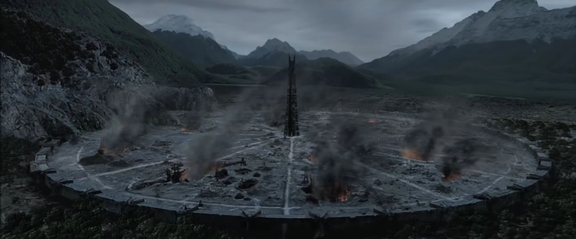 Isengard dans le film Les Deux Tours