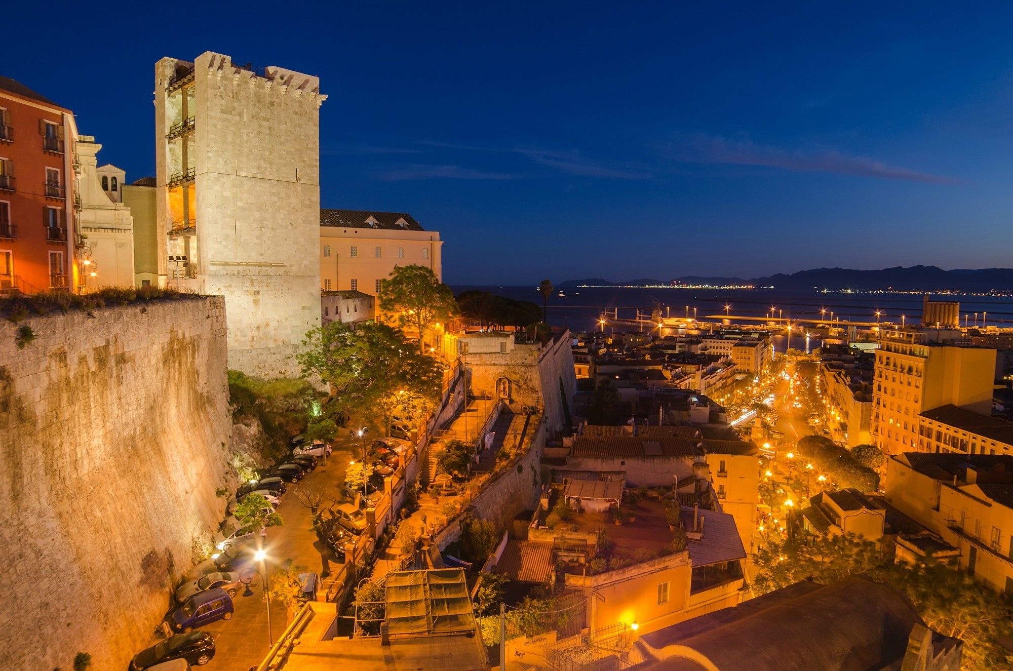 Cagliari de nuit