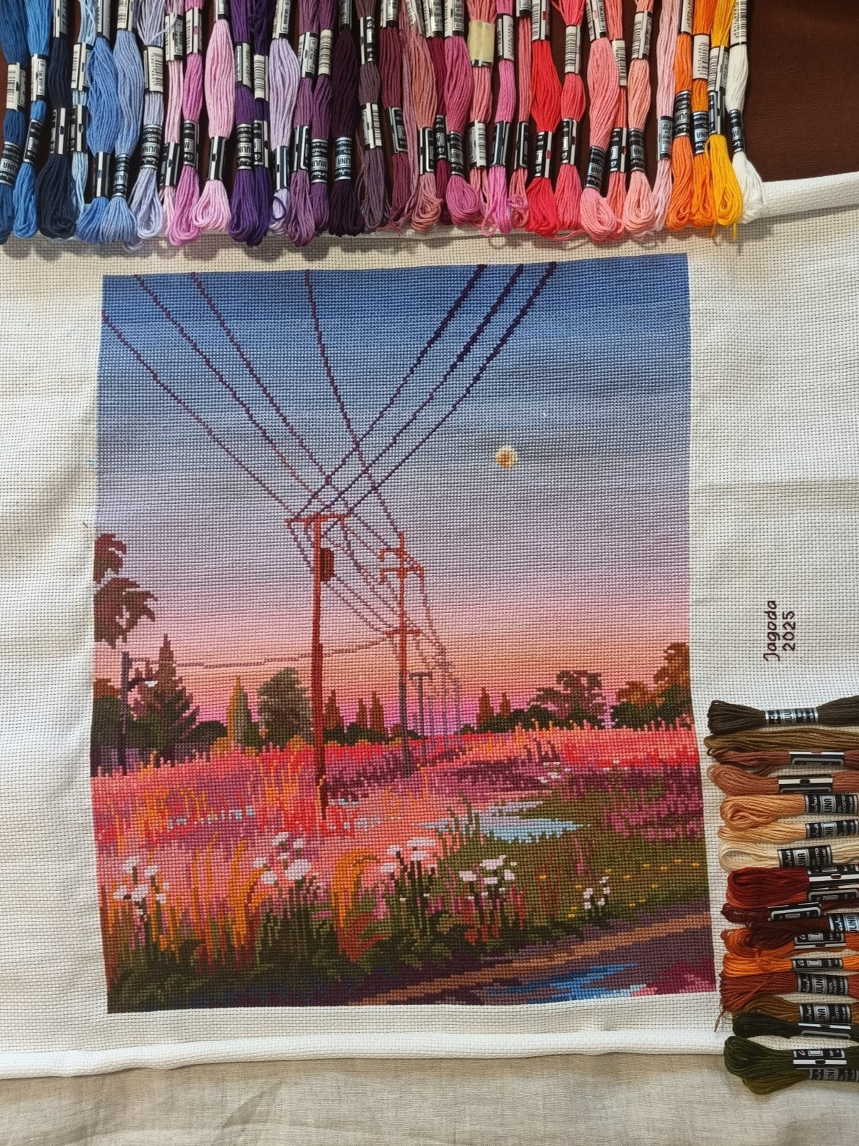 A cross stitch