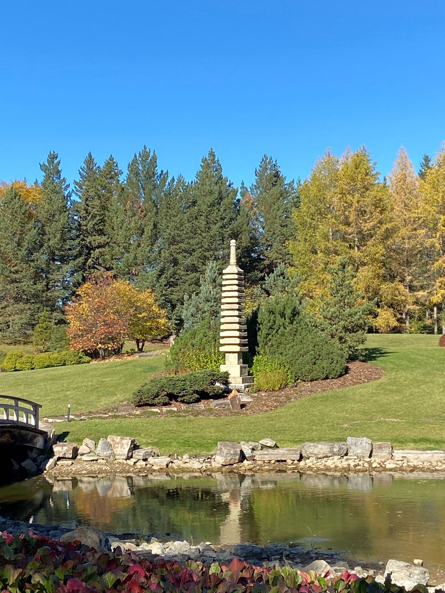 Enlightenment at the Kurimoto Japanese garden.