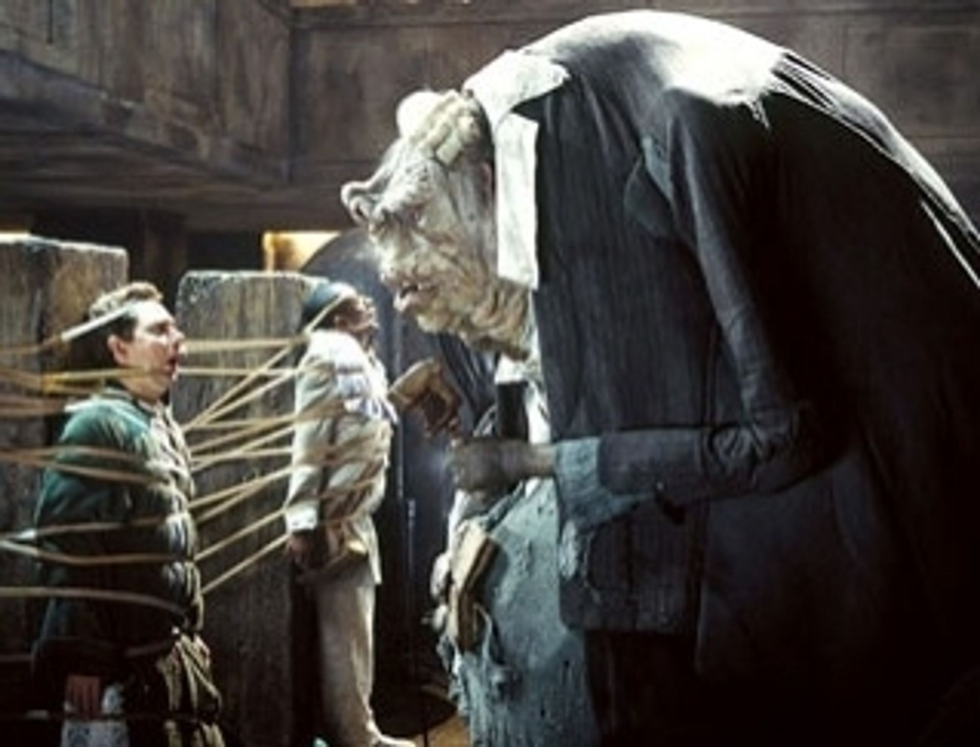 Vogon Commander torturing human with his poetry.