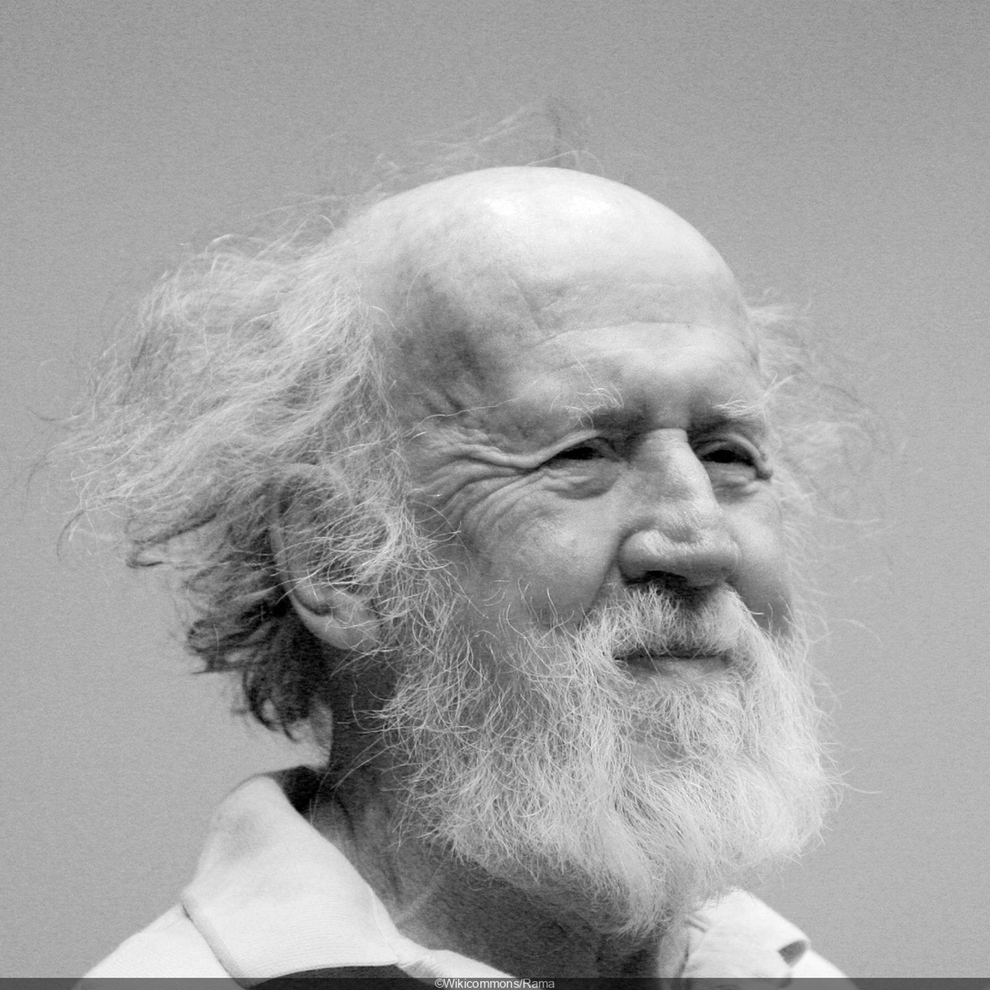 Photo N&B de Hubert Reeves