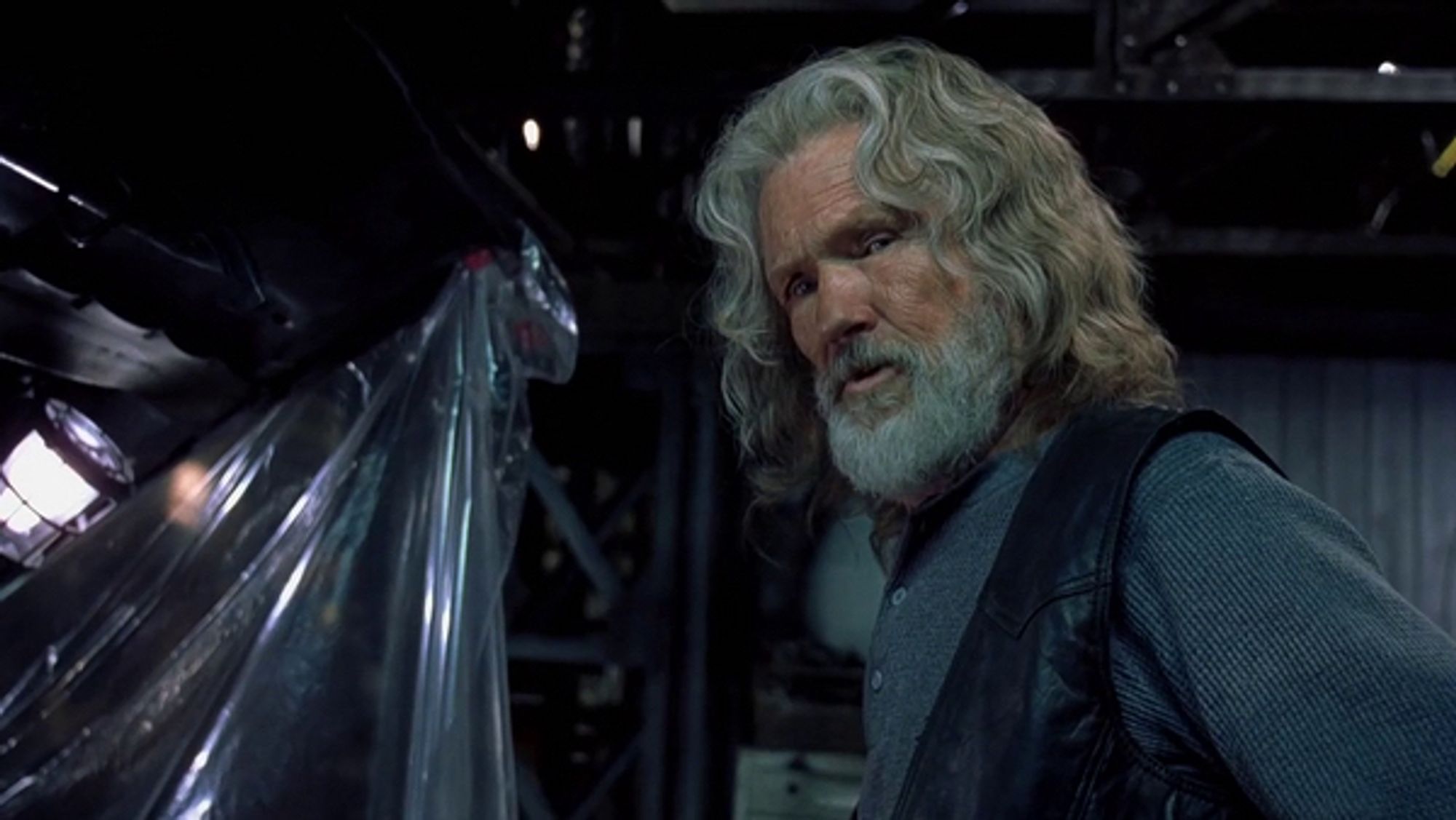 Kris Kristofferson as Abraham Whistler, Blade’s mentor and surrogate father. A badass with long white hate and a beard.