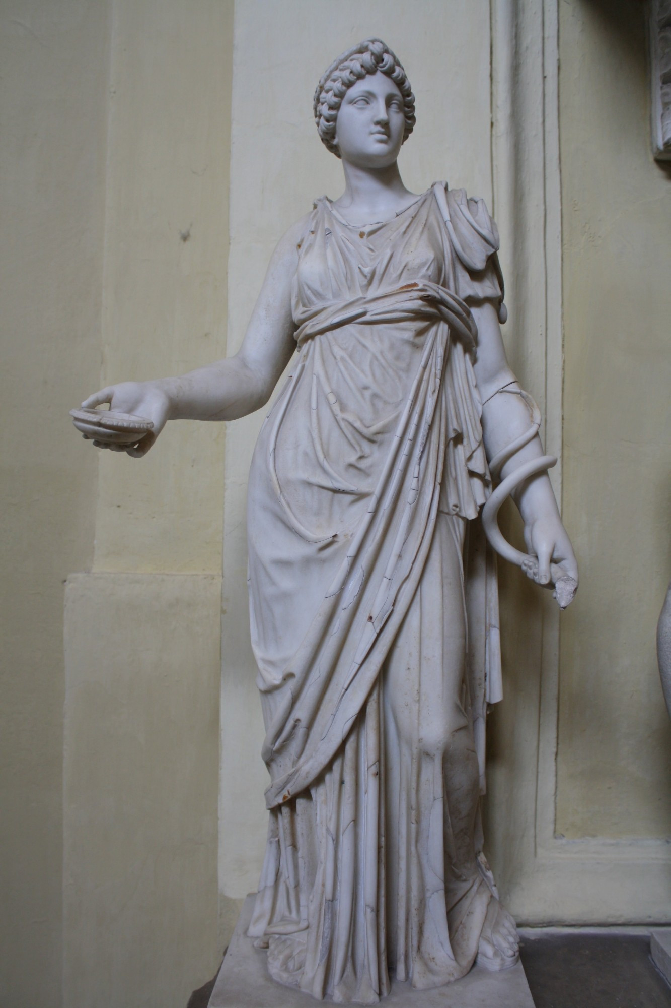 Image of the goddess Hygeia