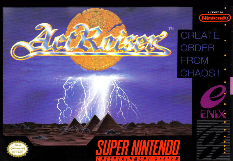 Front cover of ActRaiser for SNES