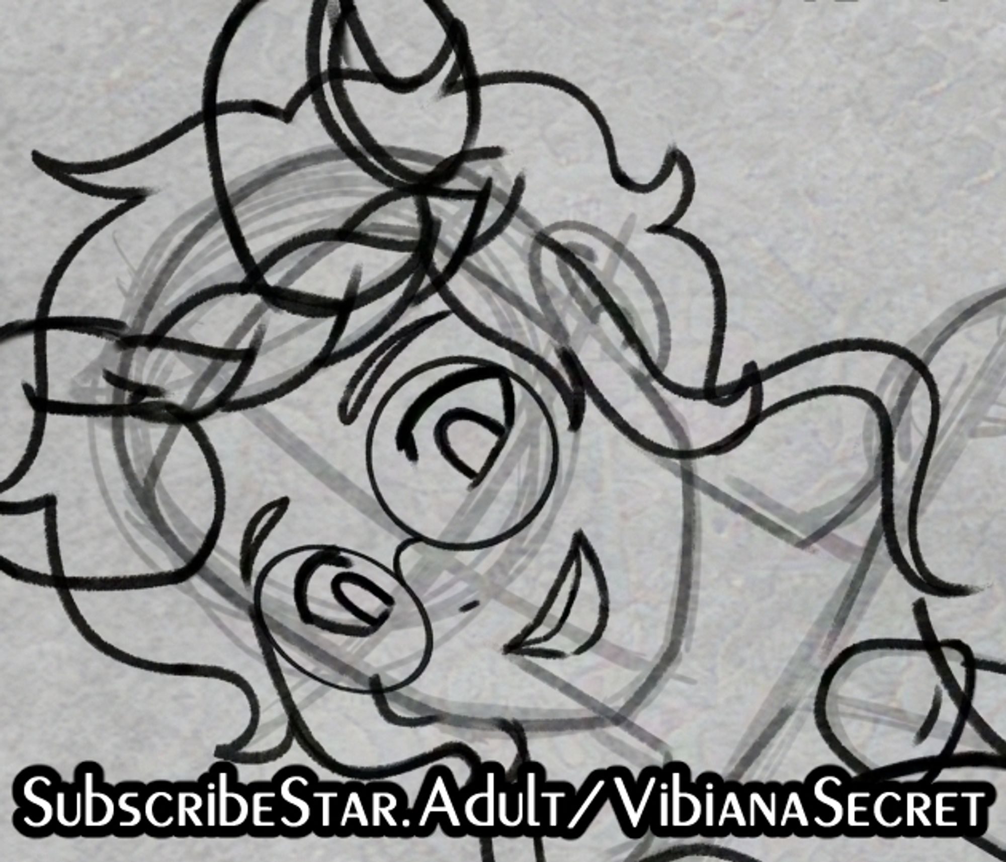 Cropped digital nsfw sketch. Full image available on SubscribeStar.Adult/VibianaSecret