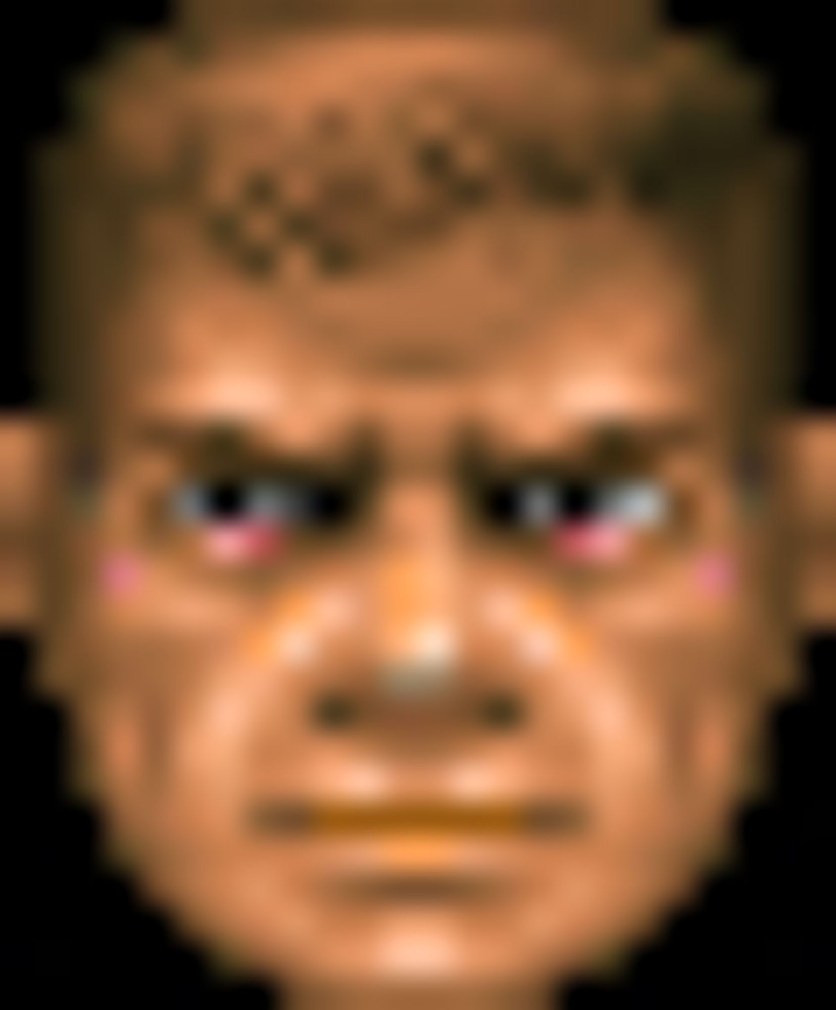 Doomguy staring at your screen