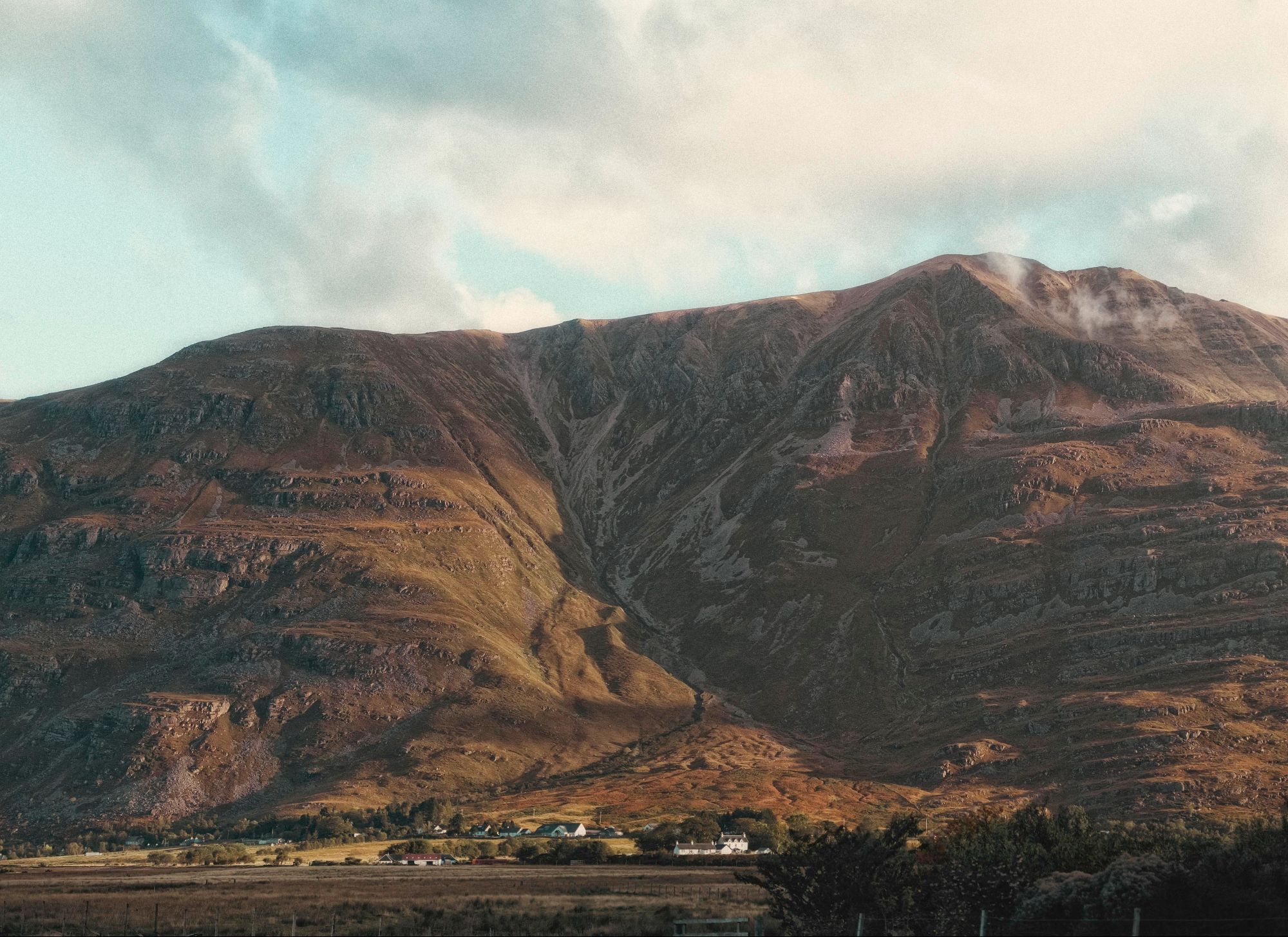 A photo of the view from Annat looking across to Liathach in morning light, Torridon, Wester Ross, Scottish Highlands.

Photo by and Copyright of Paul Henni.