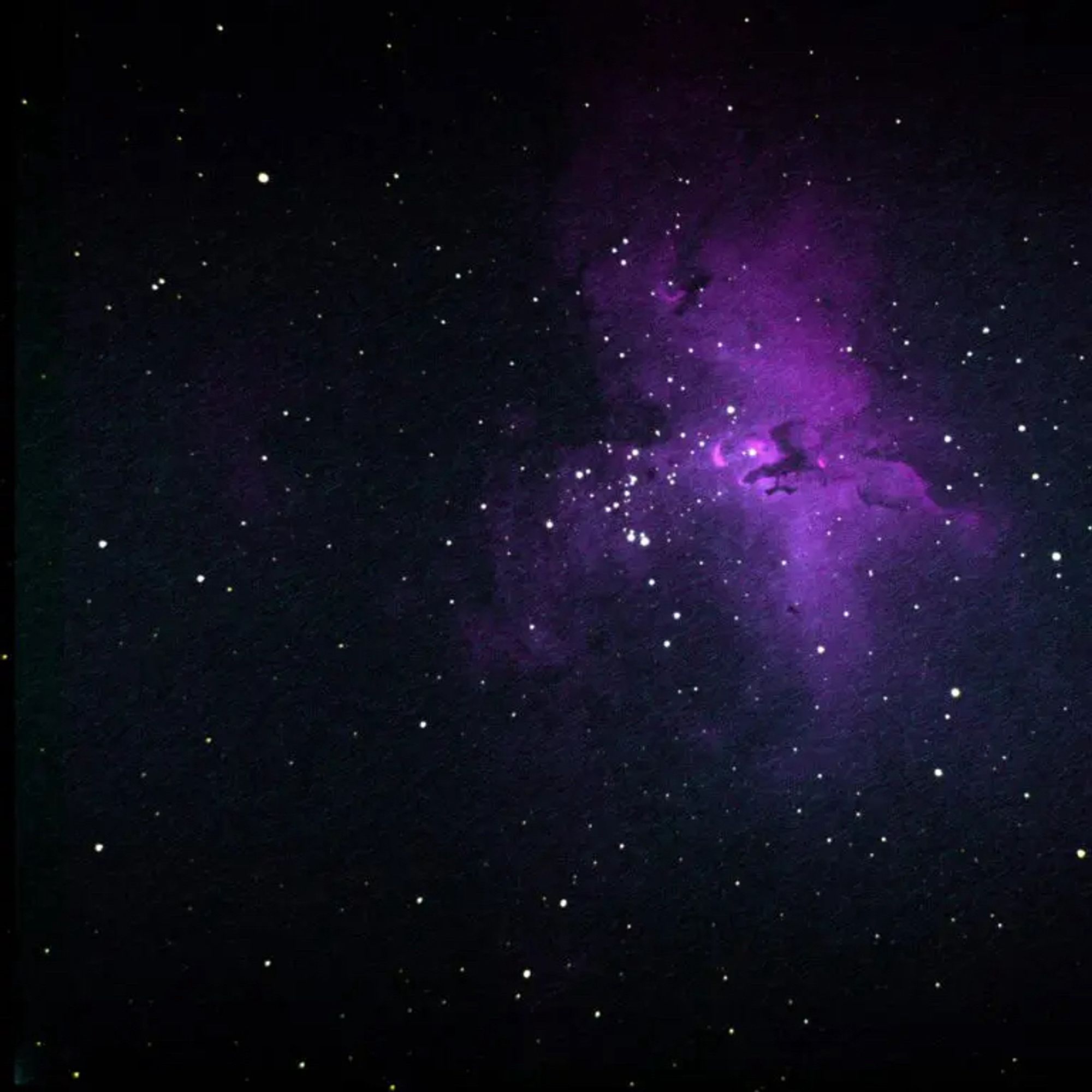 A purple nebula