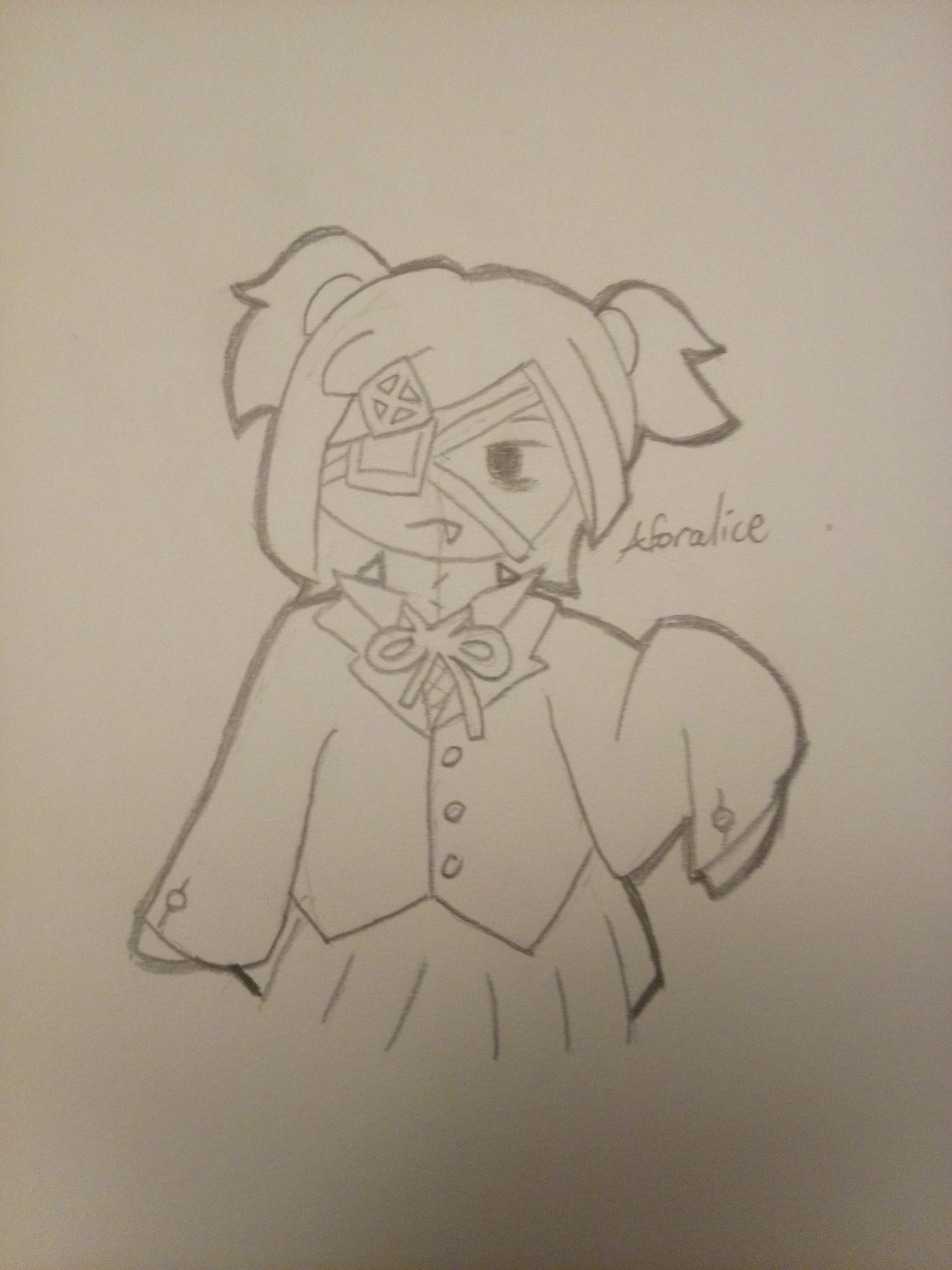 A sleepy zombie boy cosplaying as Natsuki from Doki Doki Literature Club.