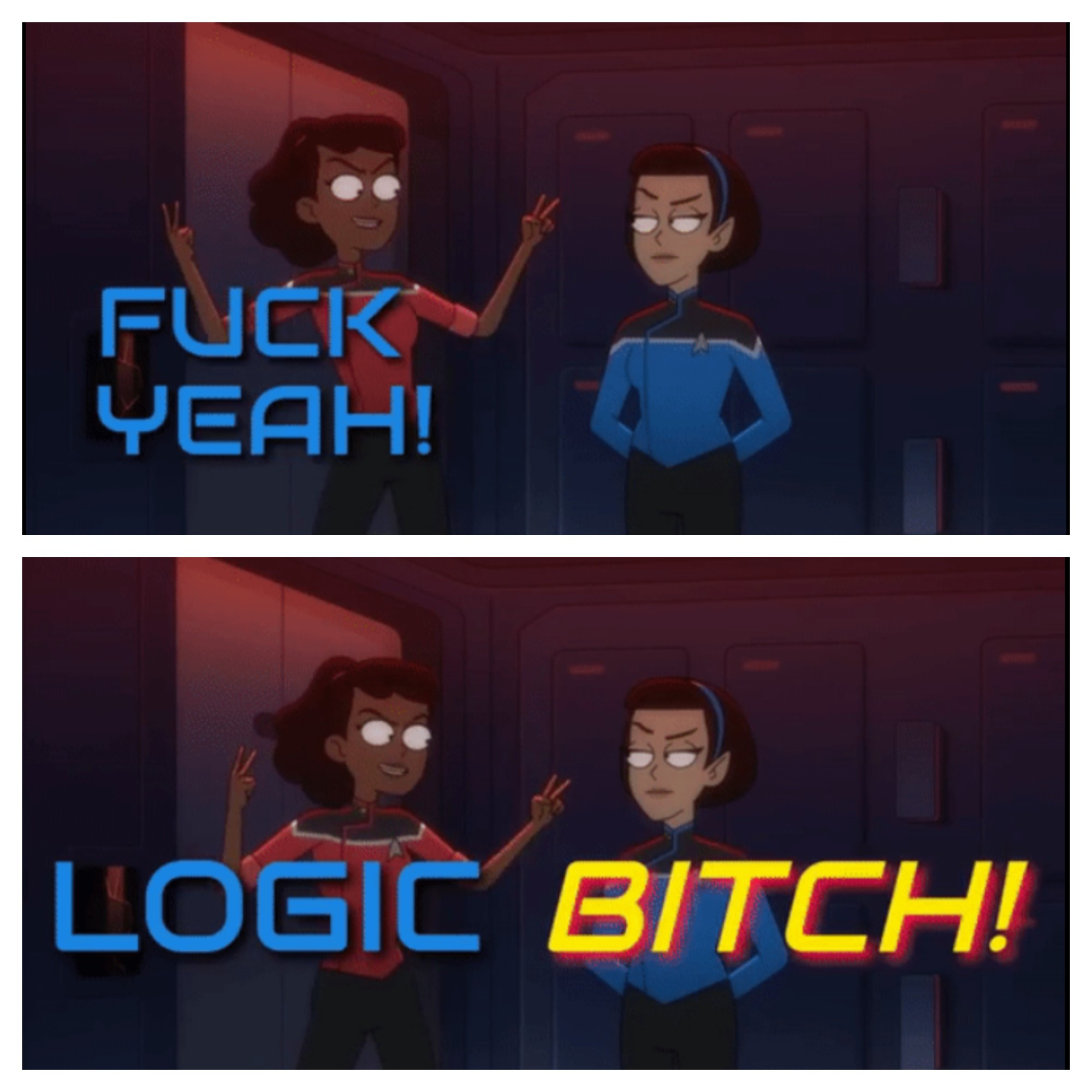 Mariner responds:
Fuck yeah, logic bitch!