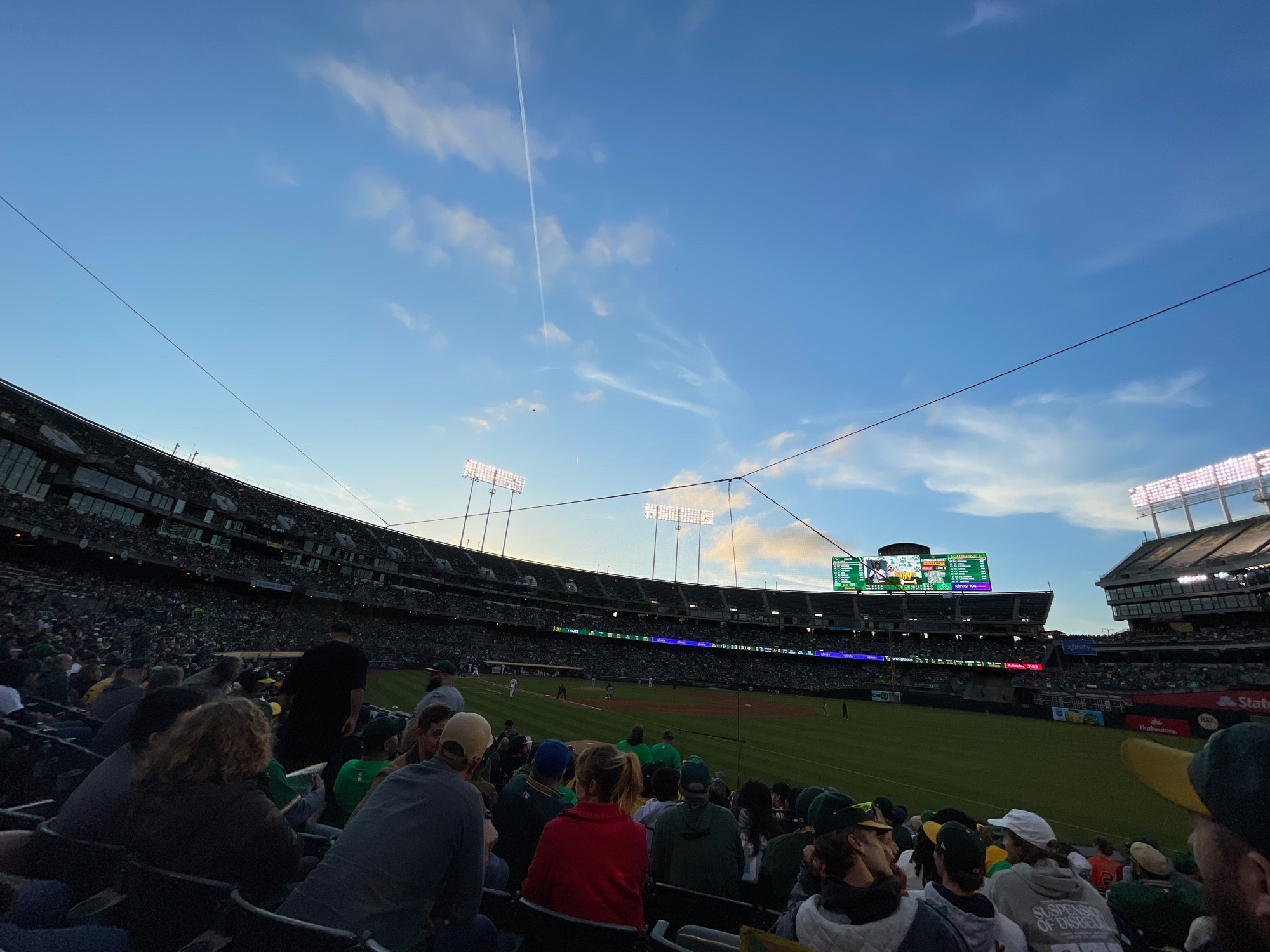 a baseball game!