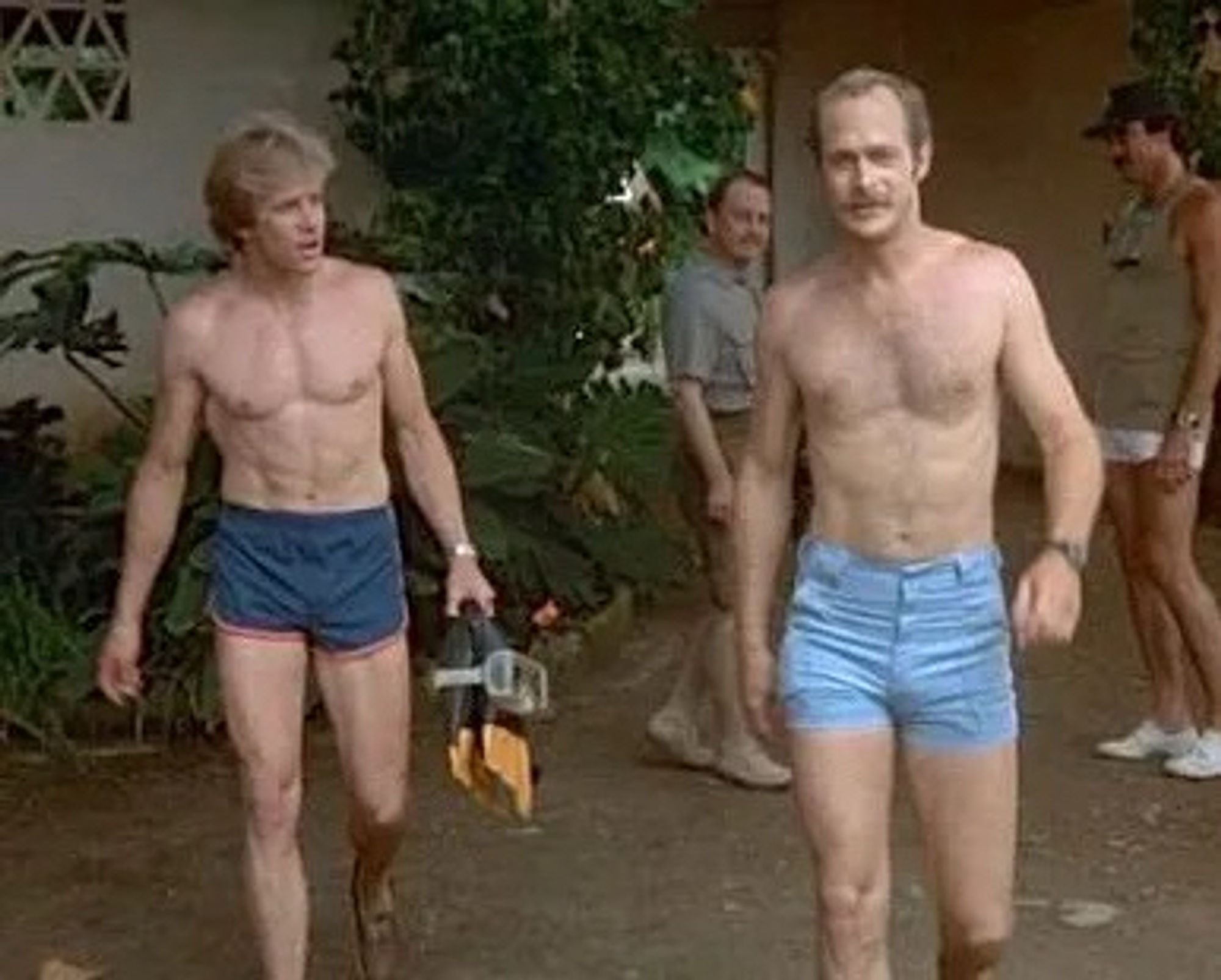 Gerald McCraney shirtless and ripped in Simon & Simon