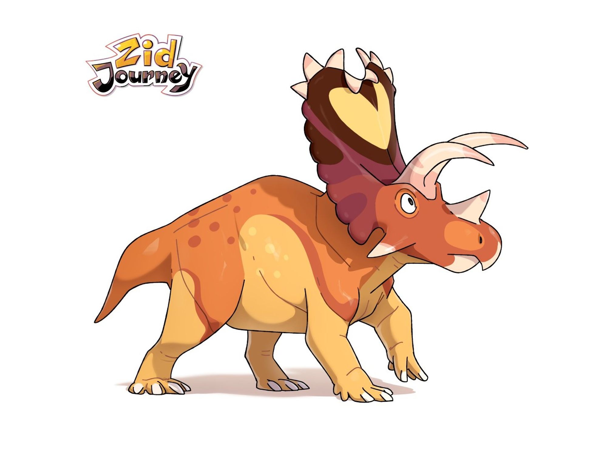 Pentaceratops key artwork from Zid Journey