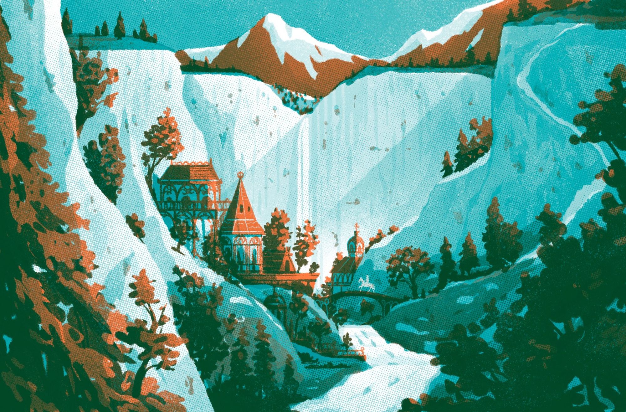 Illustration of Rivendell.