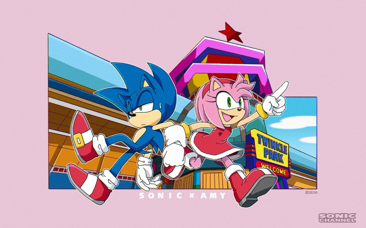 Sonic the Hedgehog & Amy Rose - Sonic the Hedgehog series