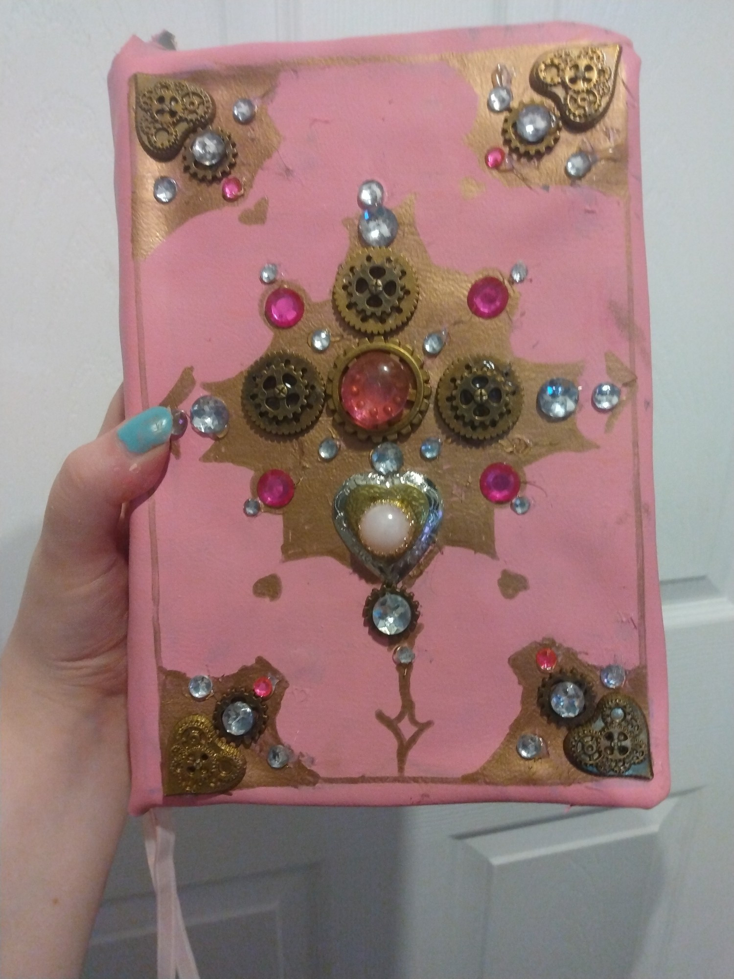 My completed pink spellbook