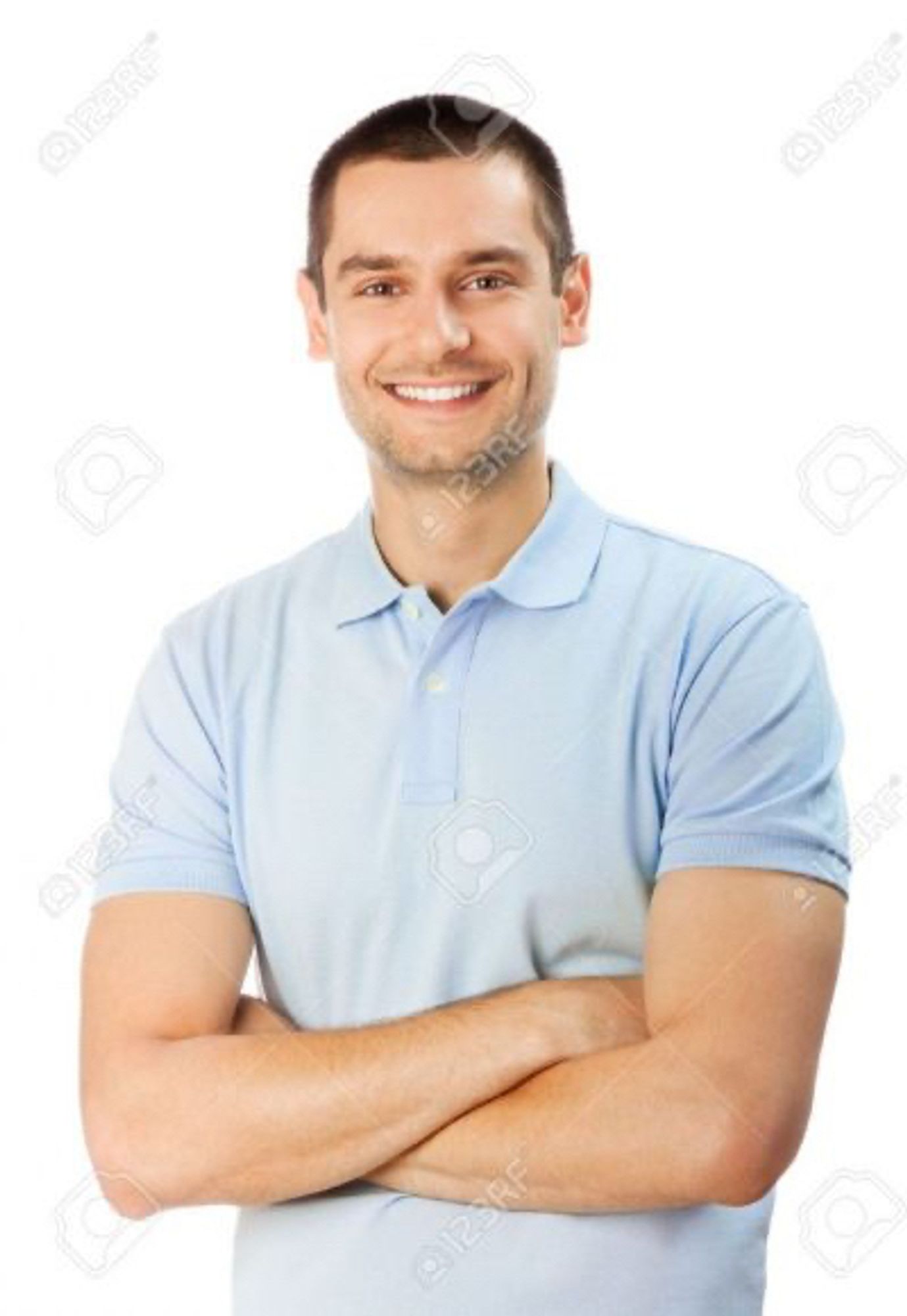 Stock image of a normal man.