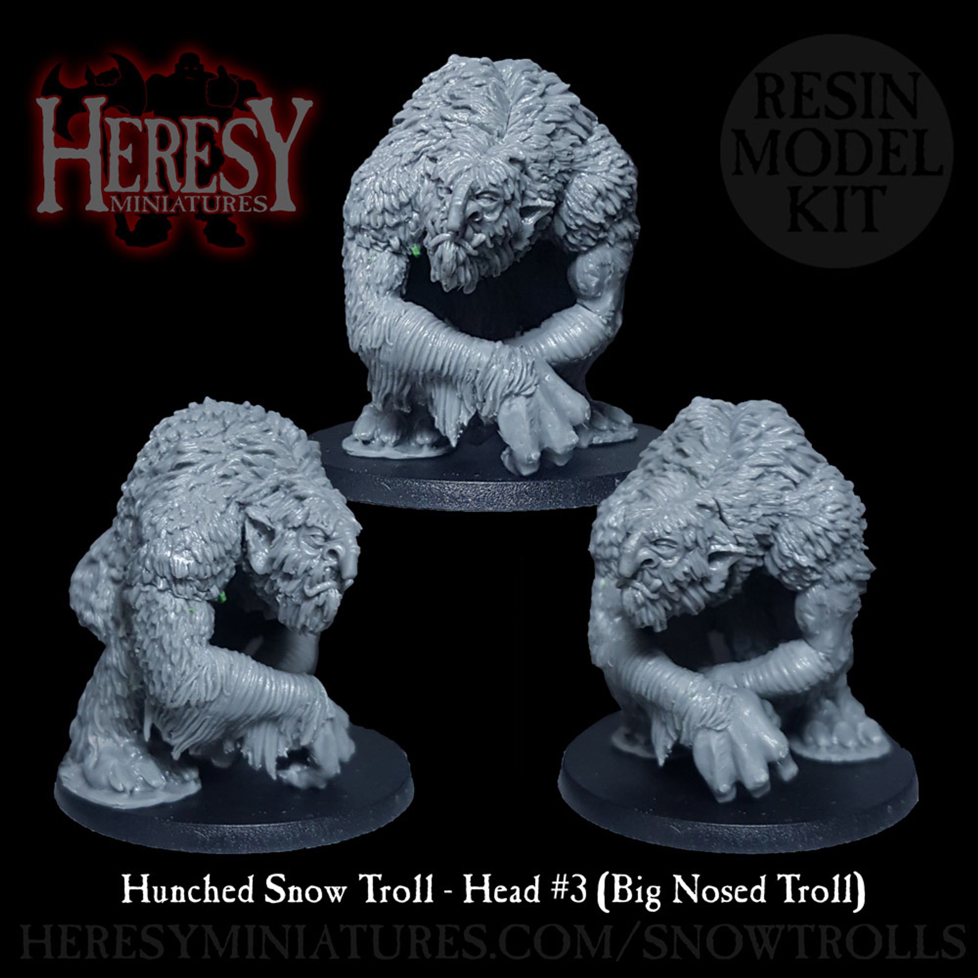 NEW! Hunched Snow Troll now shipping