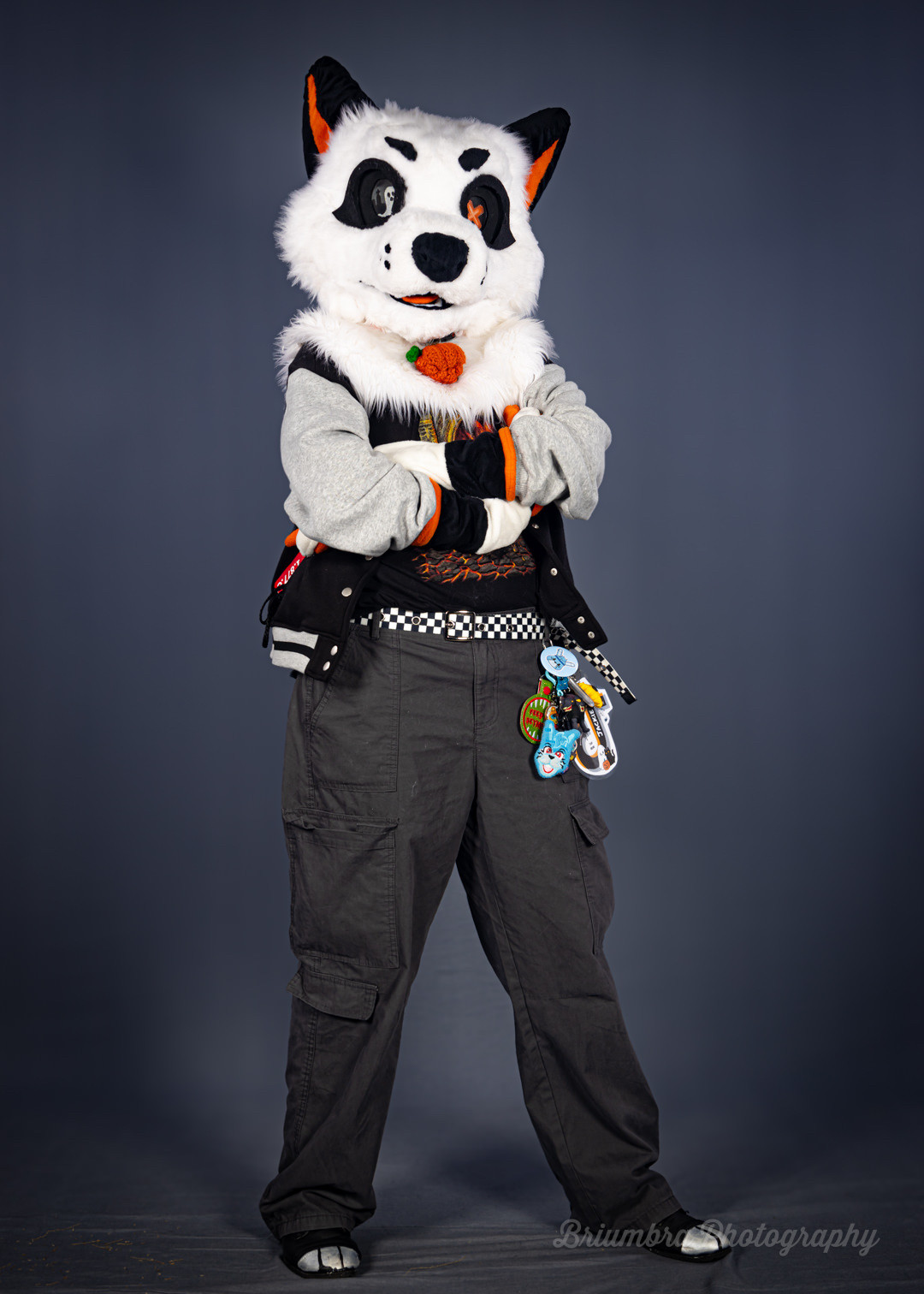 Professional photo of a Halloween themed fursuit