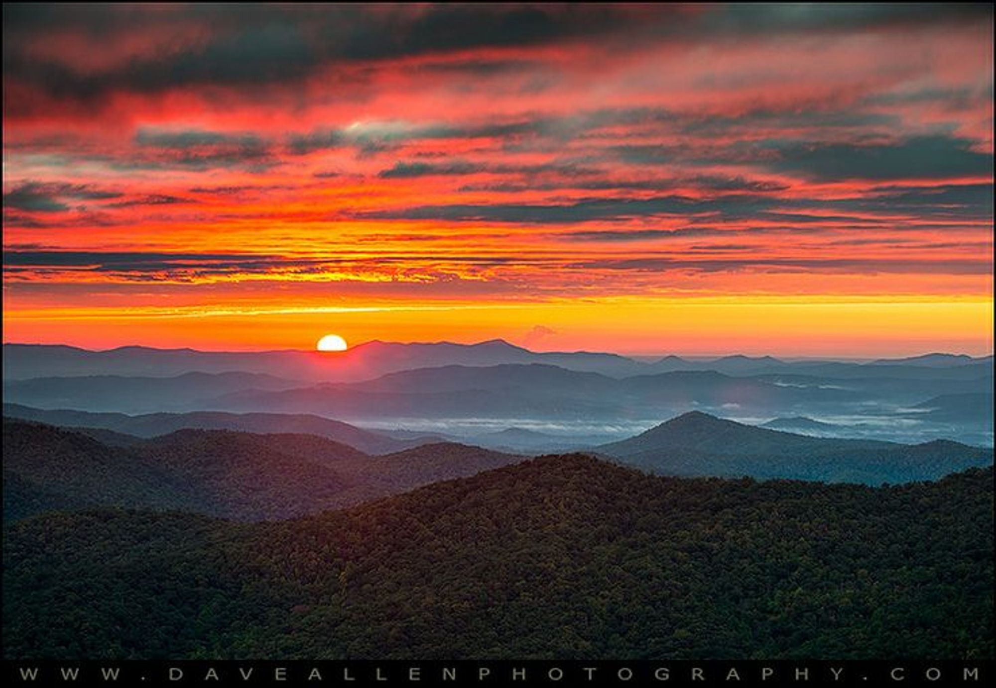 cloudy orange sunrise