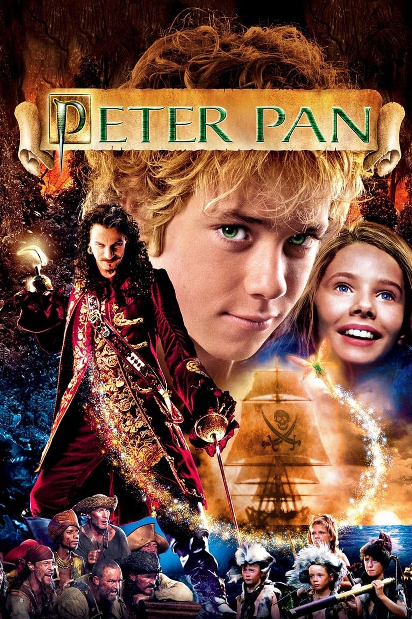 Poster do filme 'Peter Pan' 2003.