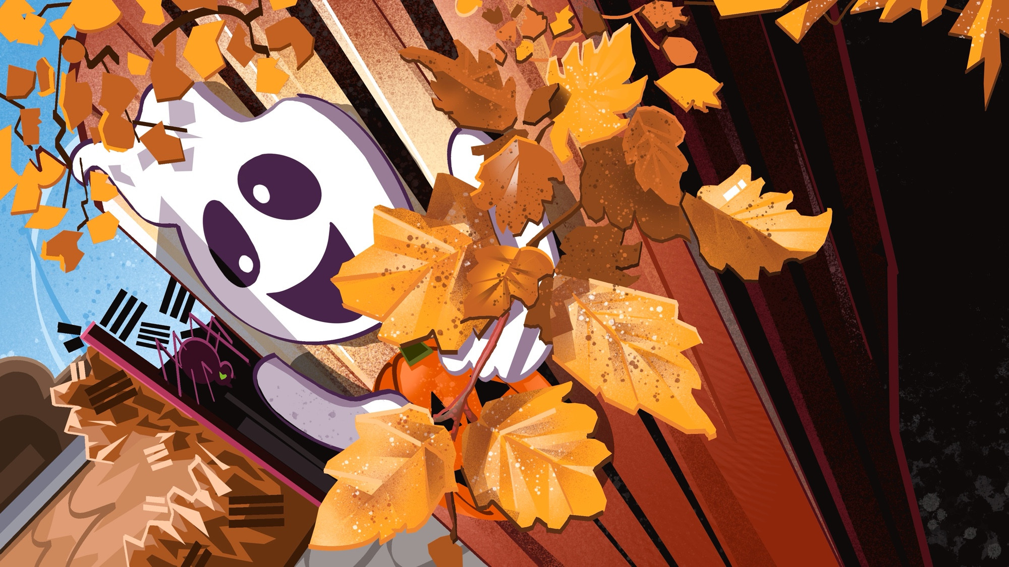 Stylized fall art