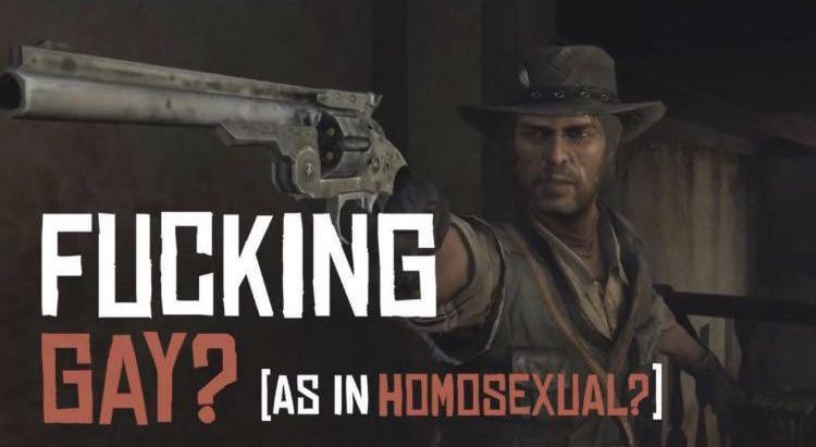 Fucking gay? (As in homosexual)