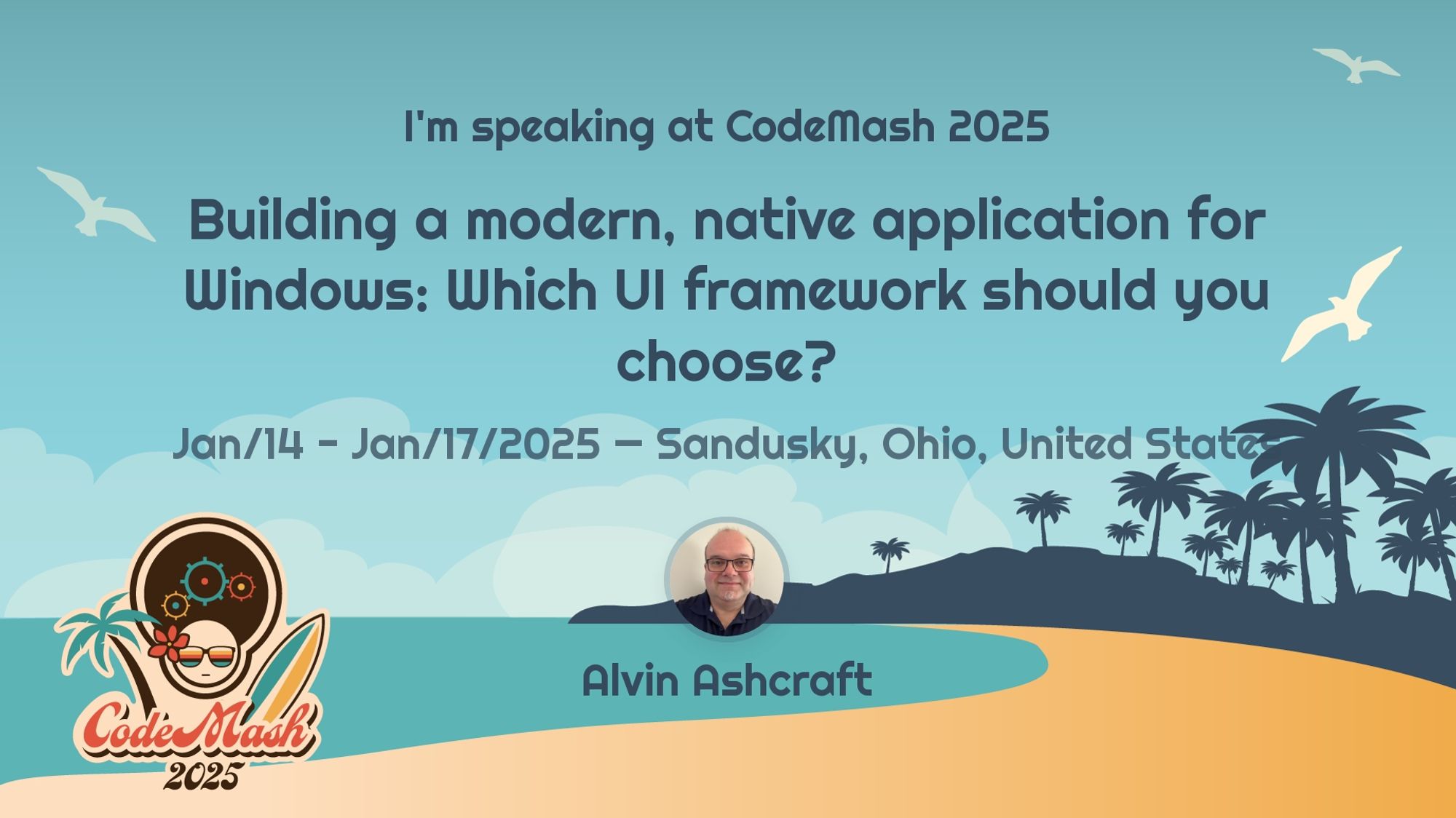 Session card for Alvin Ashcraft's CodeMash 2025 session.