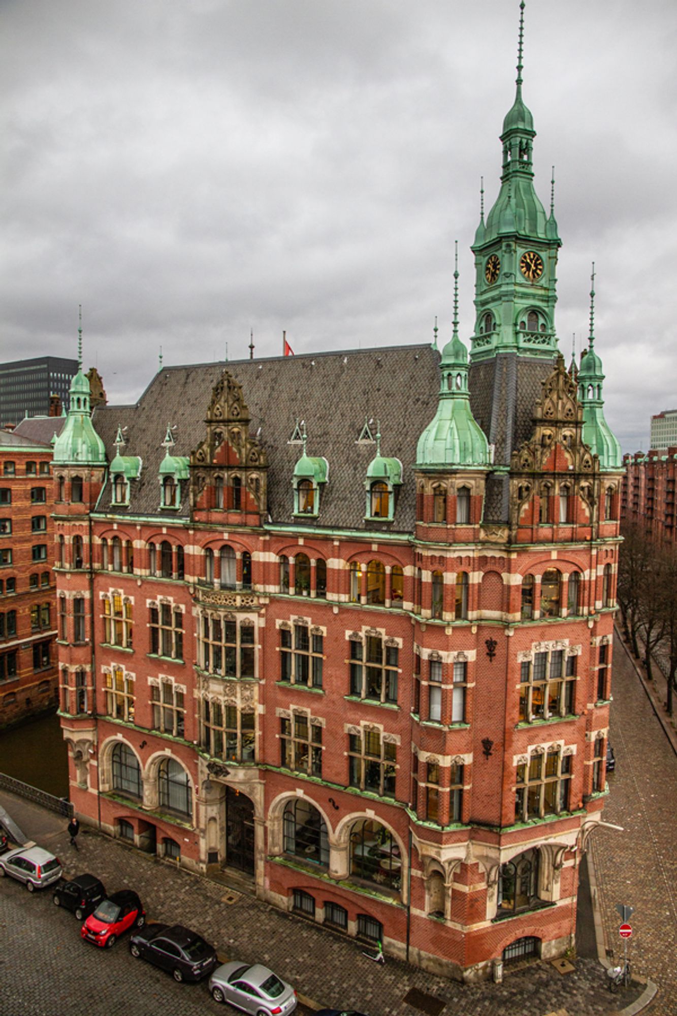 HHLA-Gebäude. das "Rathaus" der Speicherstadt Hamburg