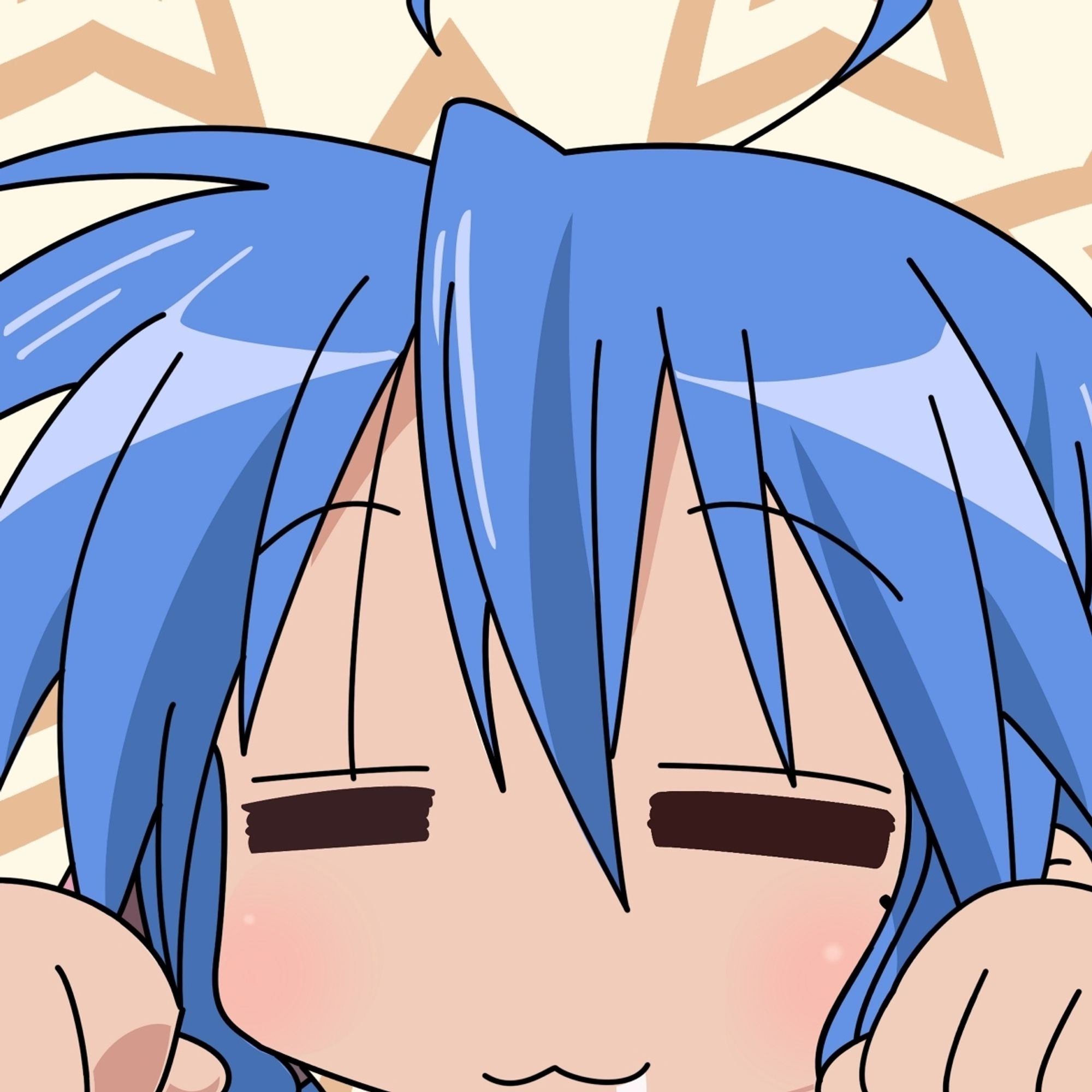 Konata being relax.