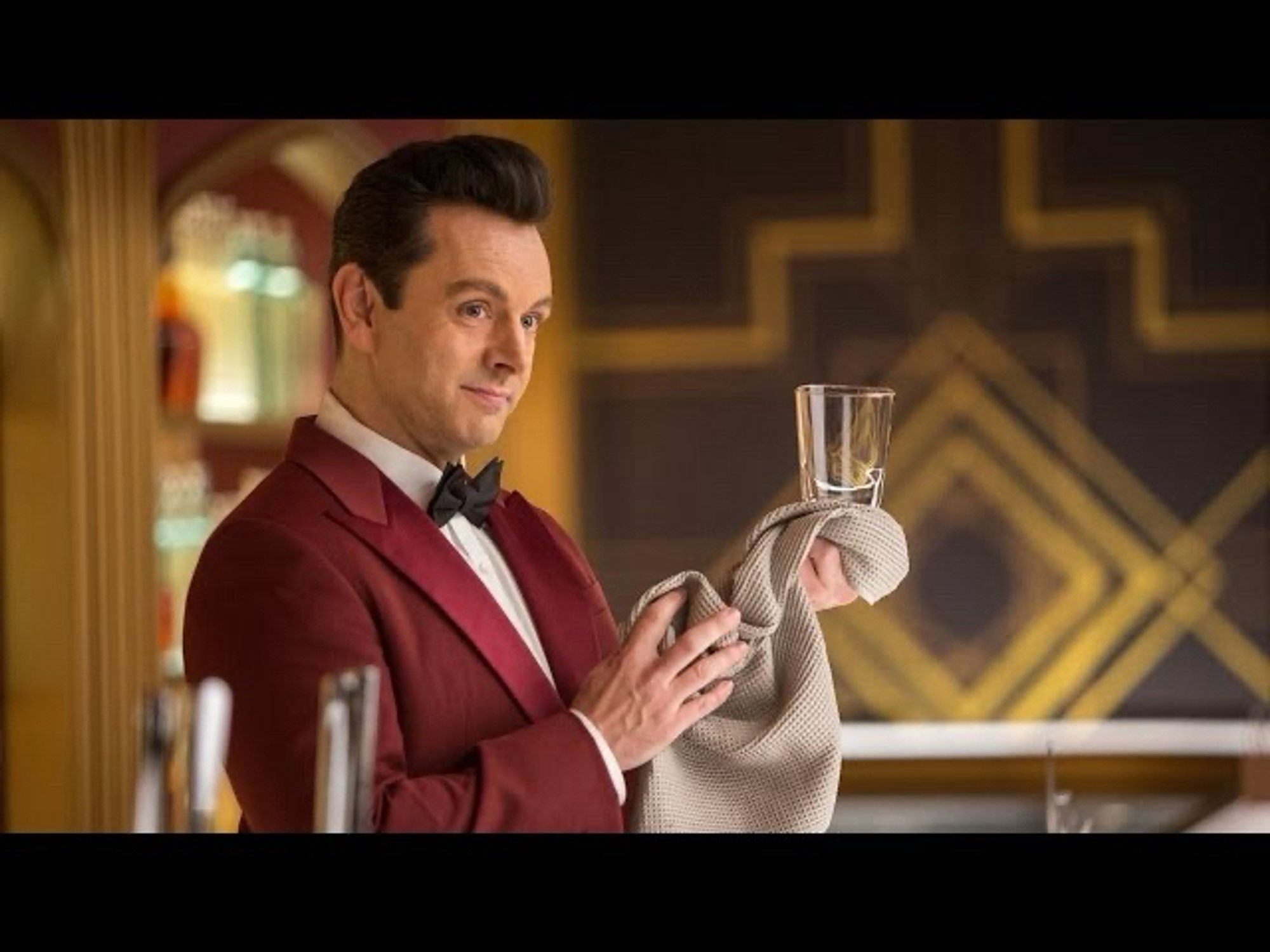 Michael Sheen character in Passengers. A droid who serves as a bartender and confidant.