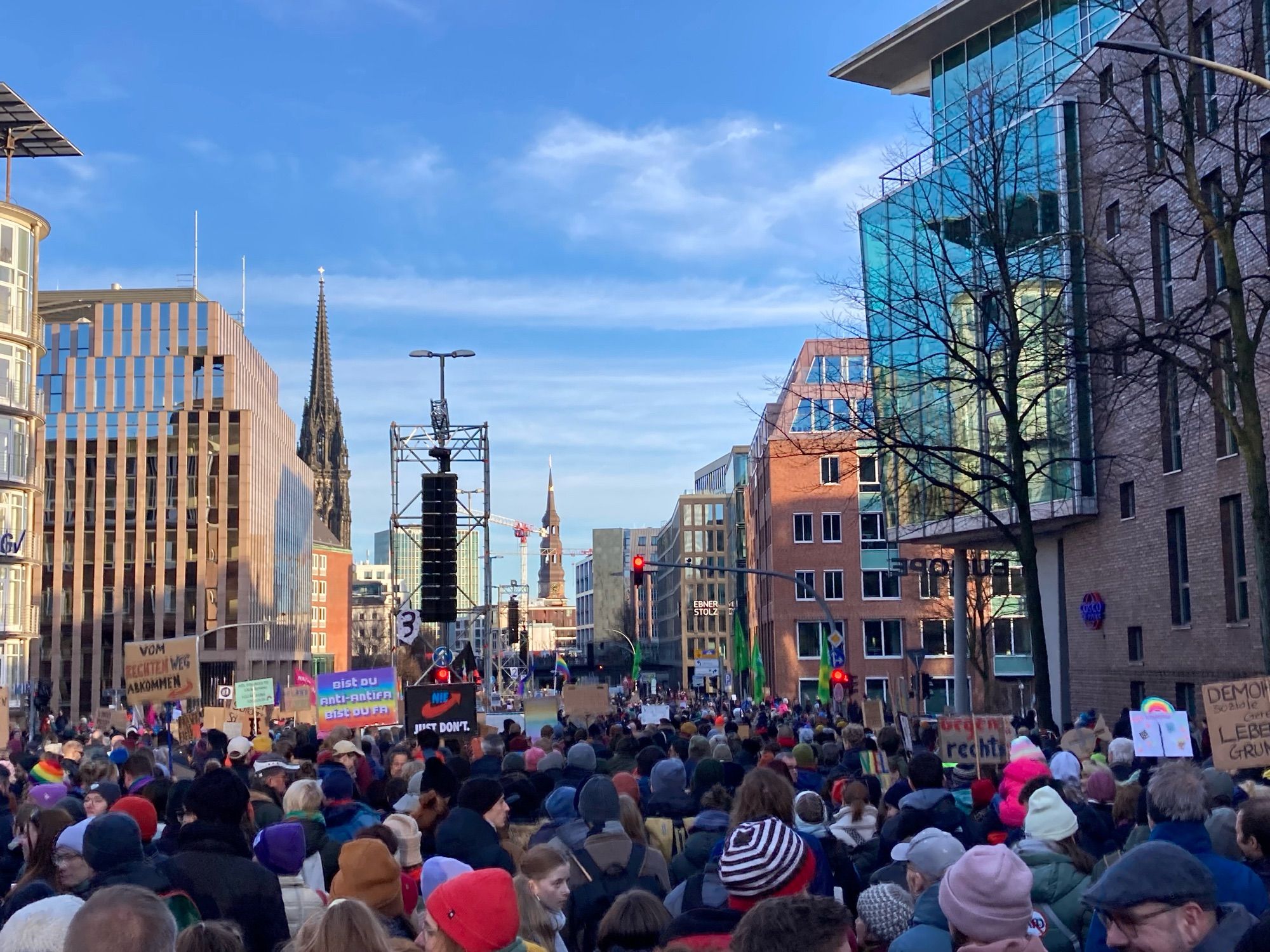 Demo in Hamburg