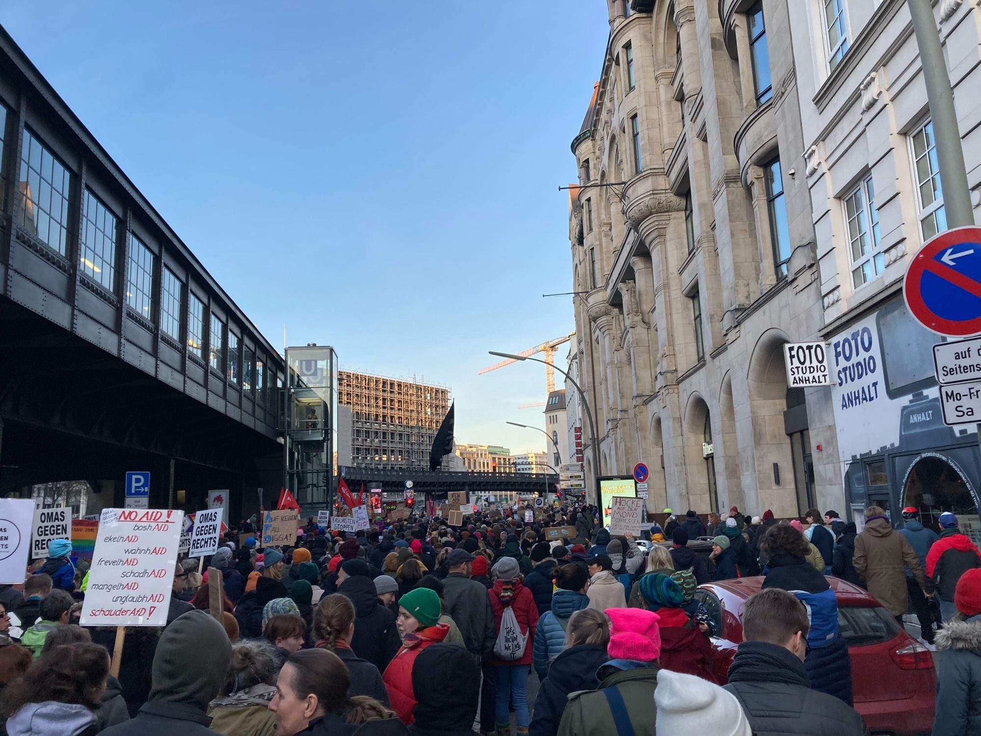 Demo in Hamburg