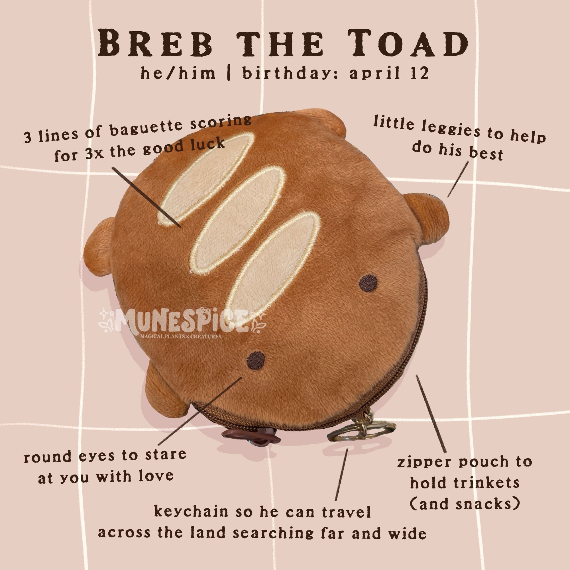 Introducing breb the toad (he/him) born on april 12th!