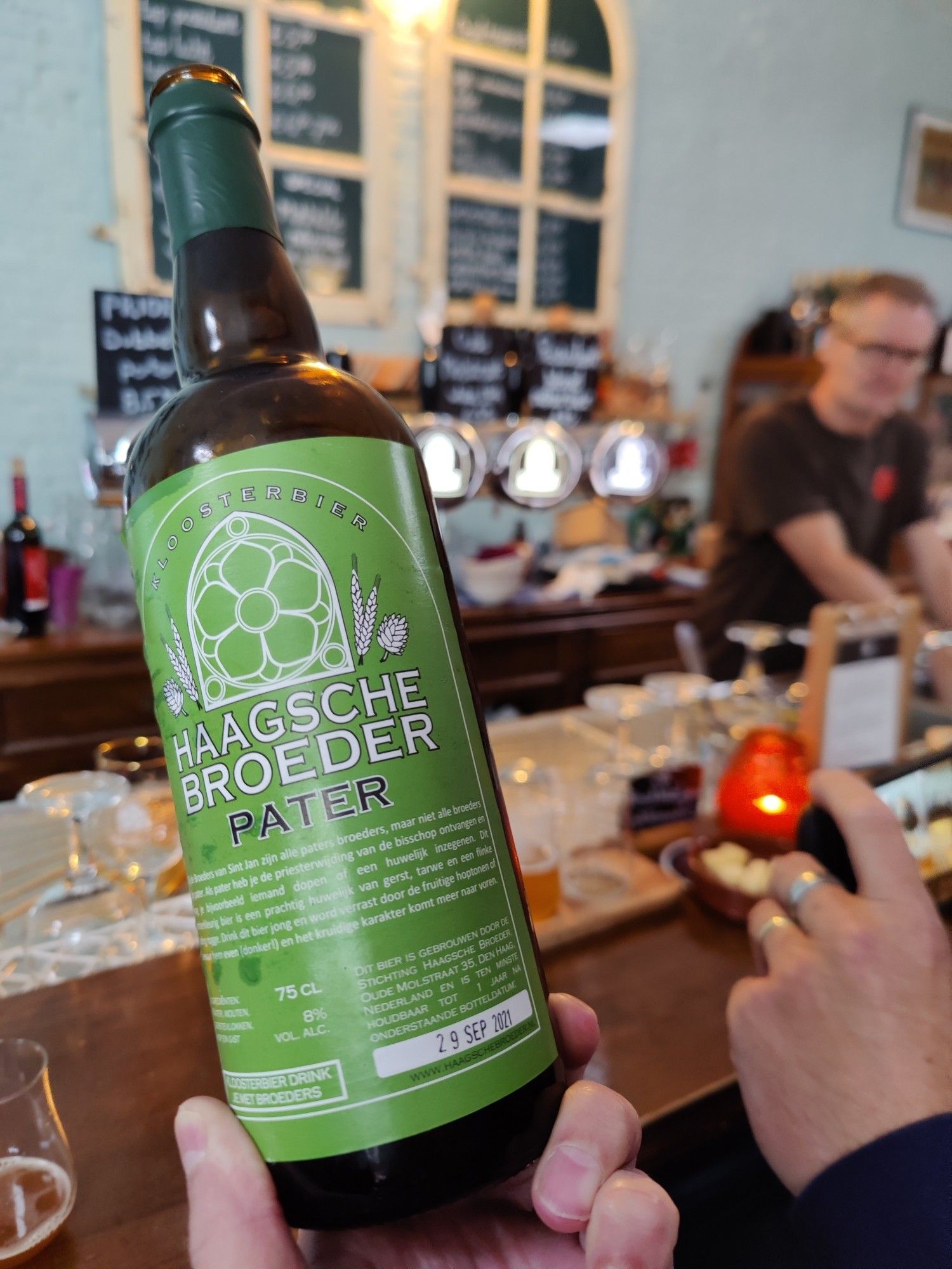 A beyond BBD bottle of Haagsche Broeder Pater