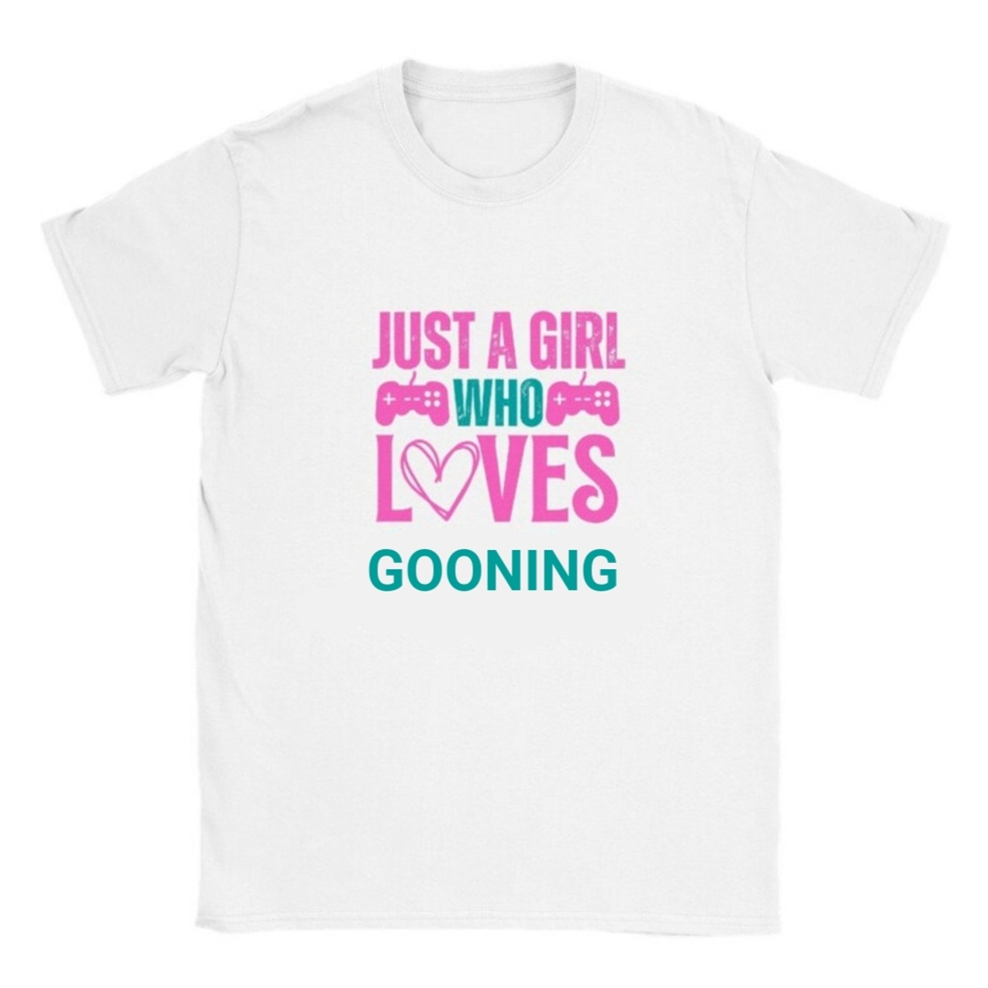 Gooner Girl t-shirt, a parody of "Gamer Girl"