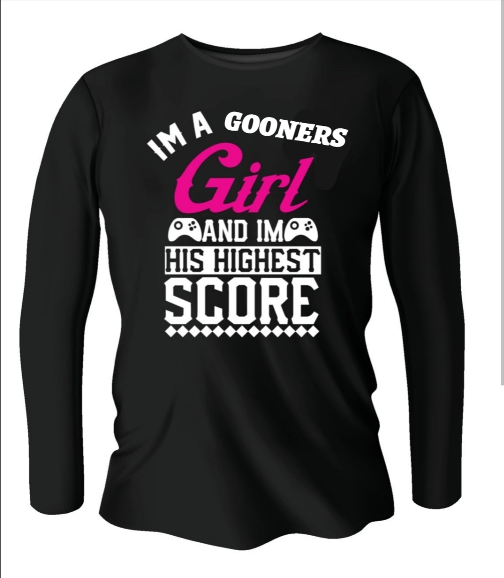 Gooner Girl t-shirt, a parody of "Gamer Girl"