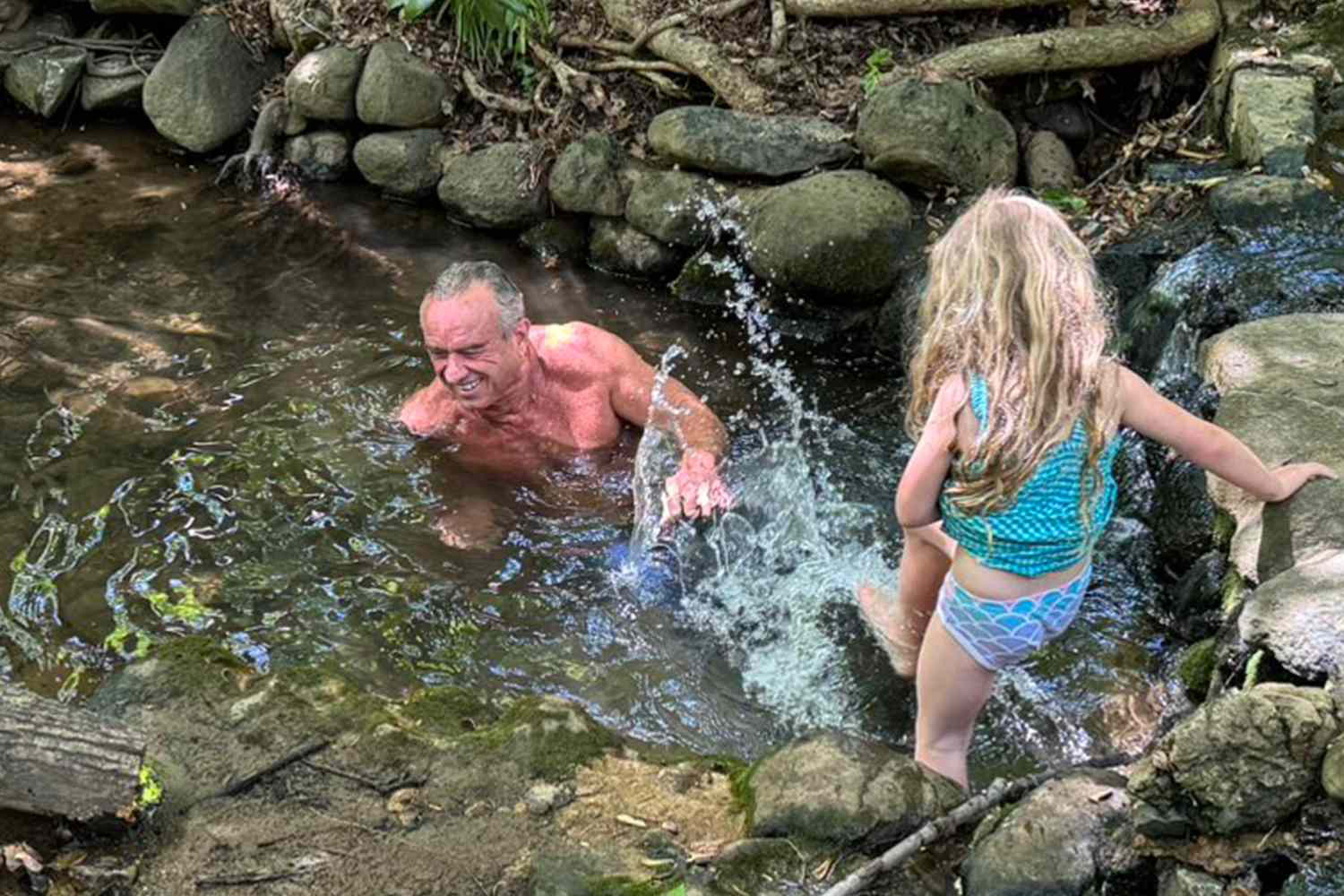 RFK Jr. Swims in Sewage-Tainted Creek with Grandchildren Despite National Park Service’s Bacteria Warning
Kennedy shared a photo of himself submerged in Washington D.C.'s Rock Creek, which is under a swimming ban