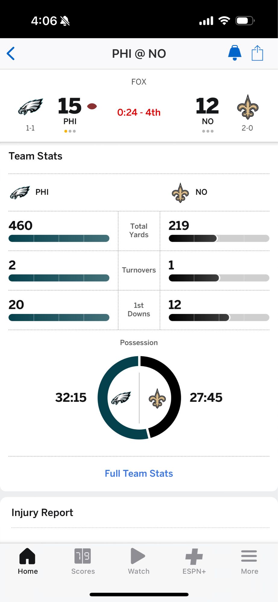 eagles beat saints by 3 despite massive advantage in yards gained