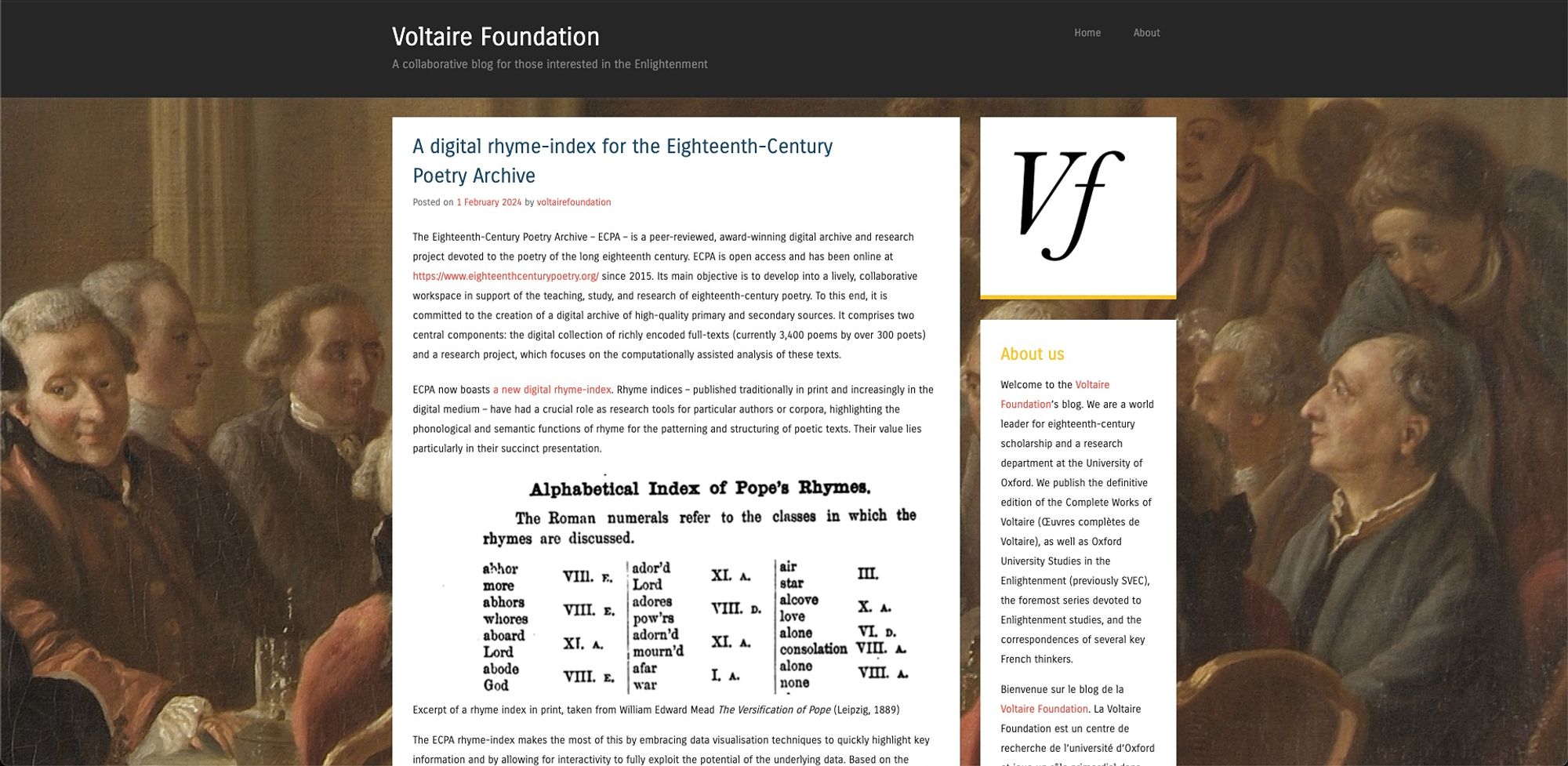 Voltaire Foundation's blog