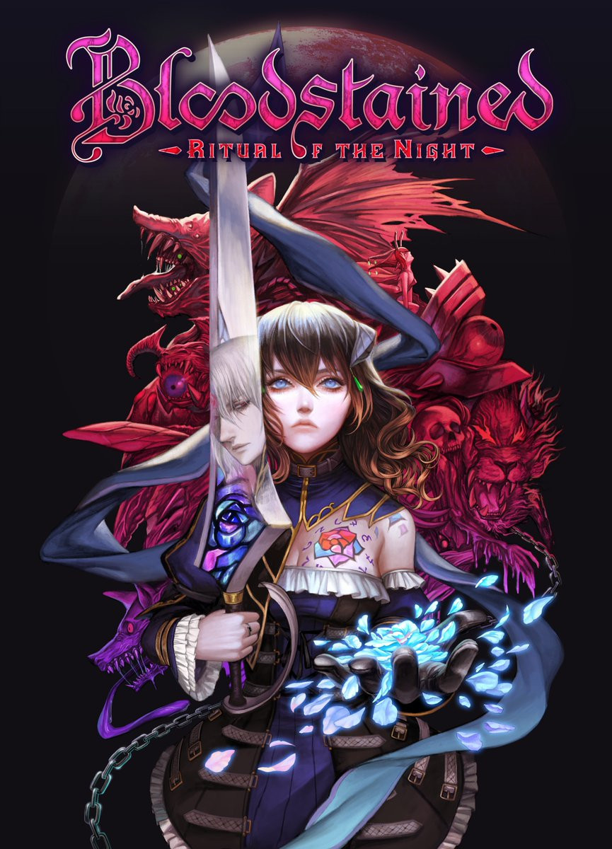 Cover art for the video game "Bloodstained: Ritual of the Night."