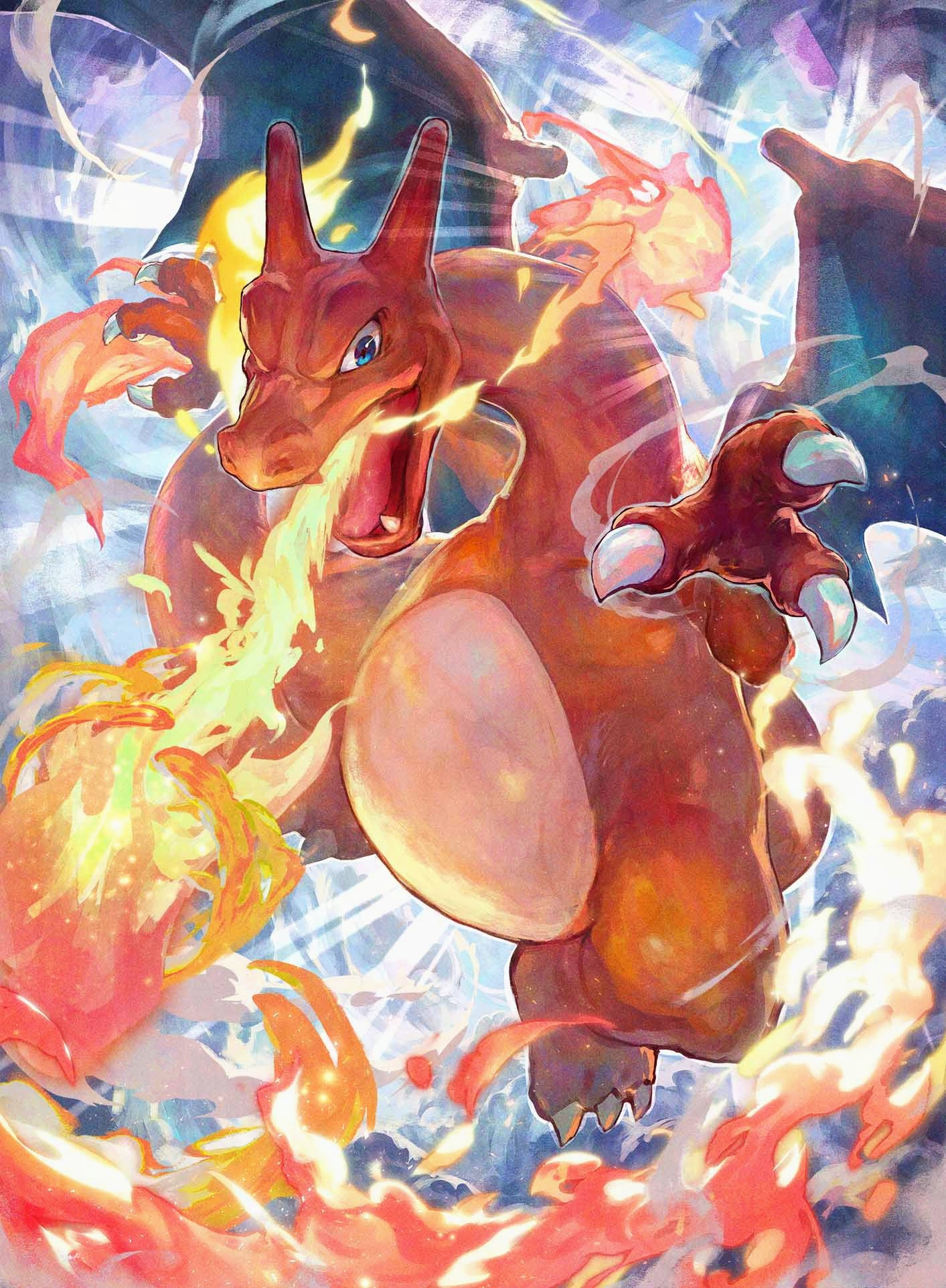 ポケモン リザードン Pokemon Charizard PTCGIC2024 pokémon pokemon  イラスト  デジタルイラスト イラストレーター にじまあるく nijimaarc 絵 art sketch illust illustration fantasyart characterart digitalart digitalillust sketchration illustragram animeart artworks #digitalartwork  draw drawing clipstudiopaint  digitalillustration