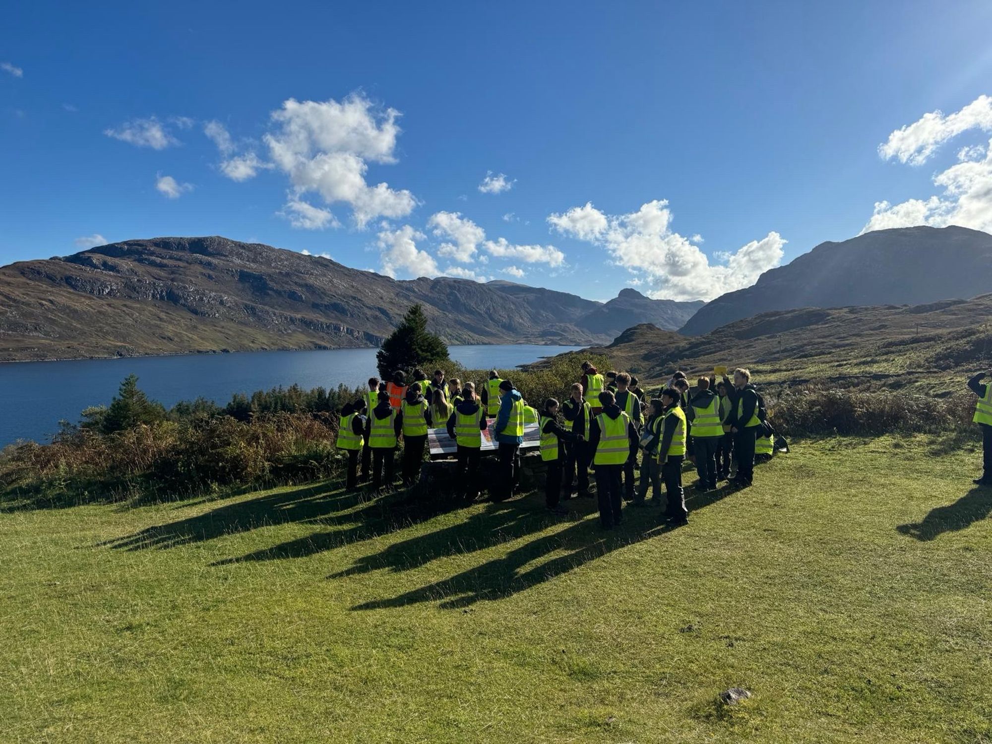 Durham Uni Students mapping geology in NW Scotland