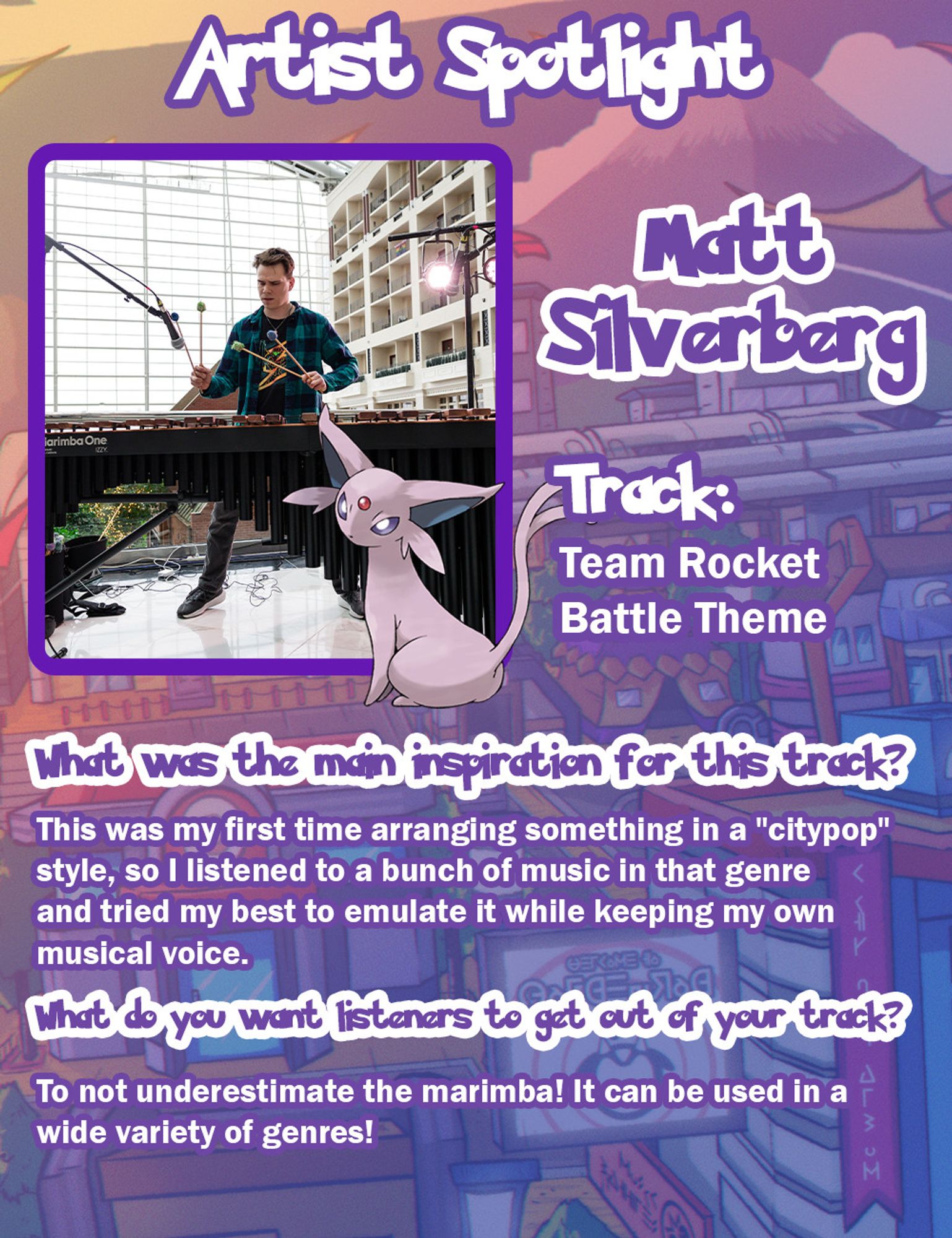 Matt Silverberg's artist spotlight