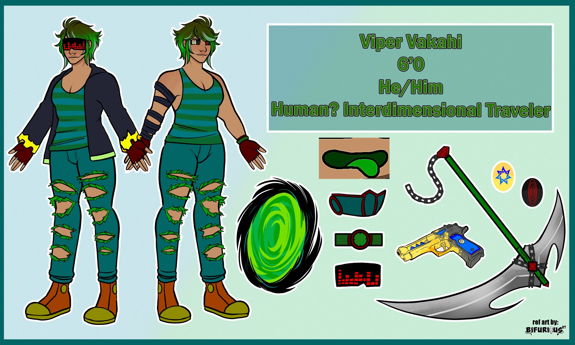 Just A Ref Sheet Of My Sona Viper