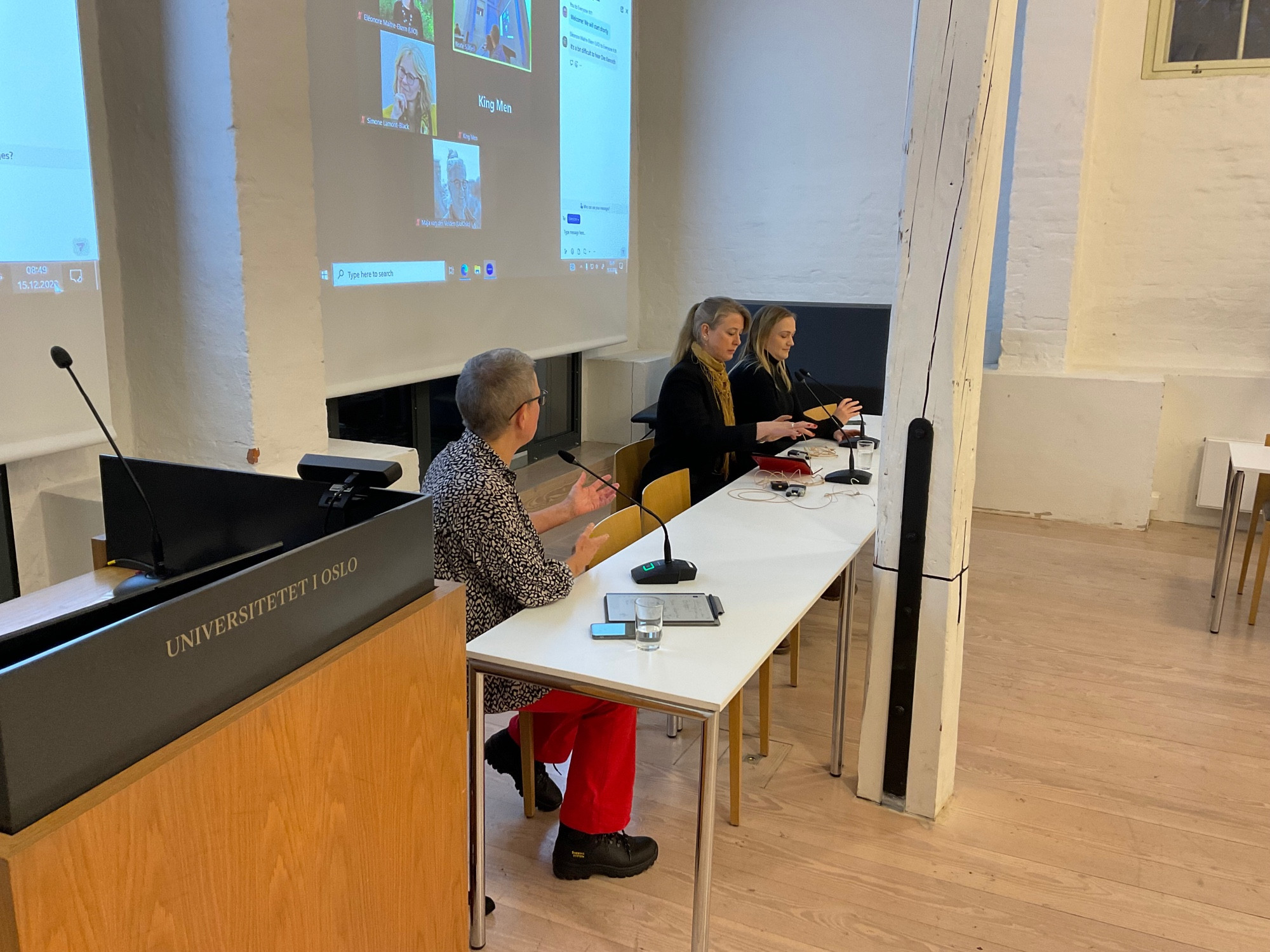 Beate Sjåfjell, Karoline Hjertø and Hanna Ahlström.